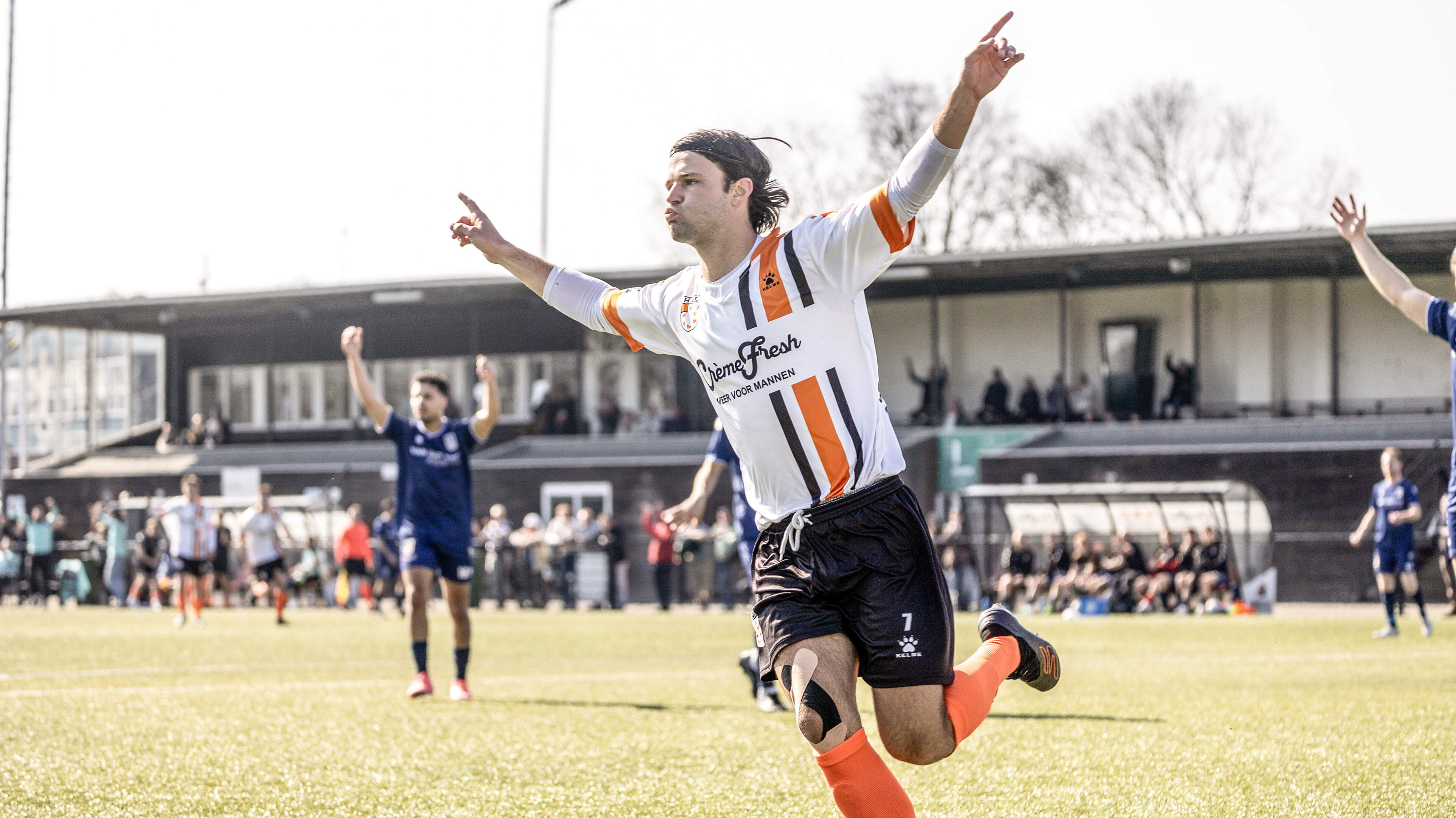 HBC wins with an hour of good football and help from the crossbar