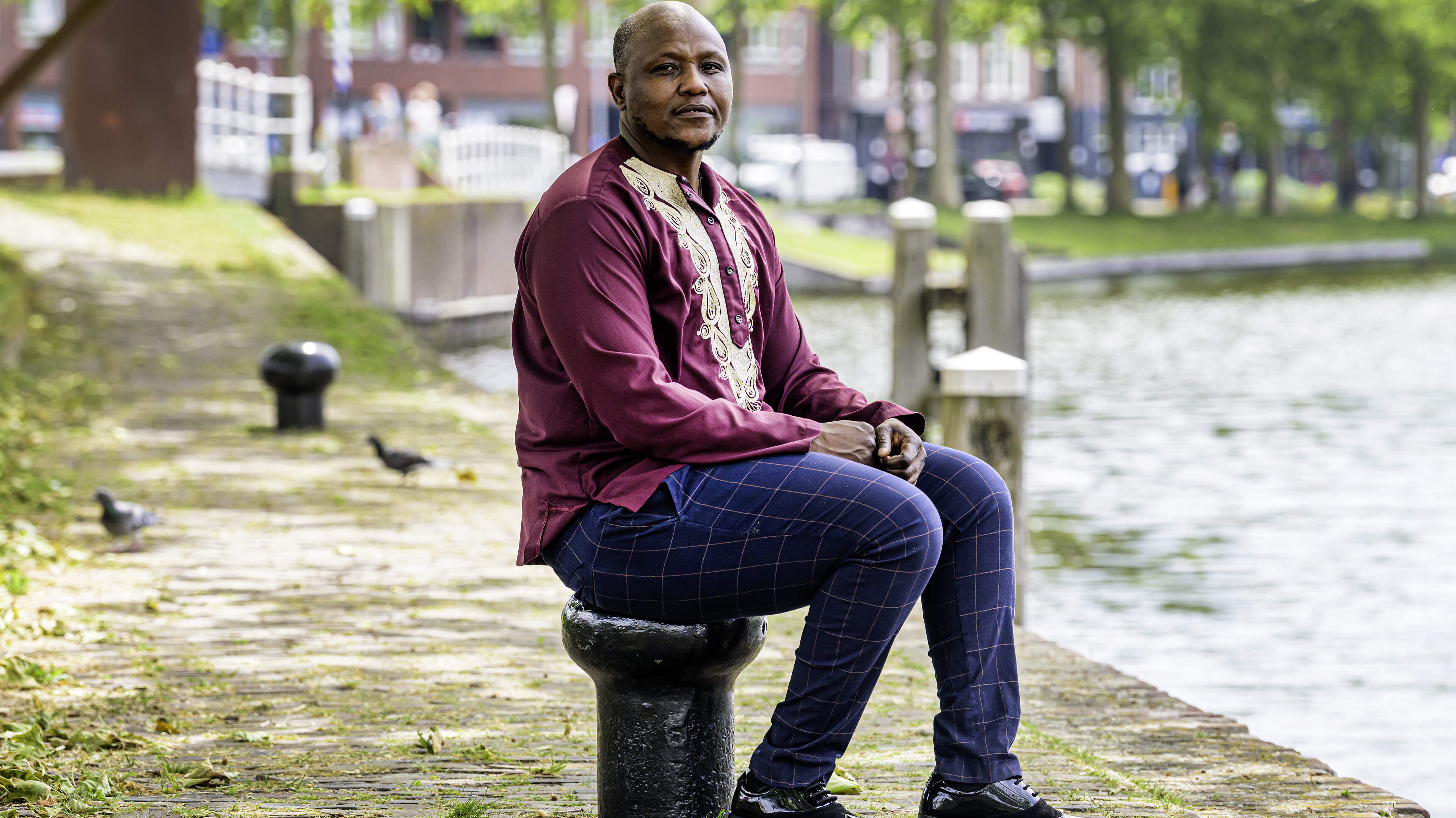 'We are being criminalized and excluded.' Sam Ndlovu explains in Haarlem how trans people in Zimbabwe have to live