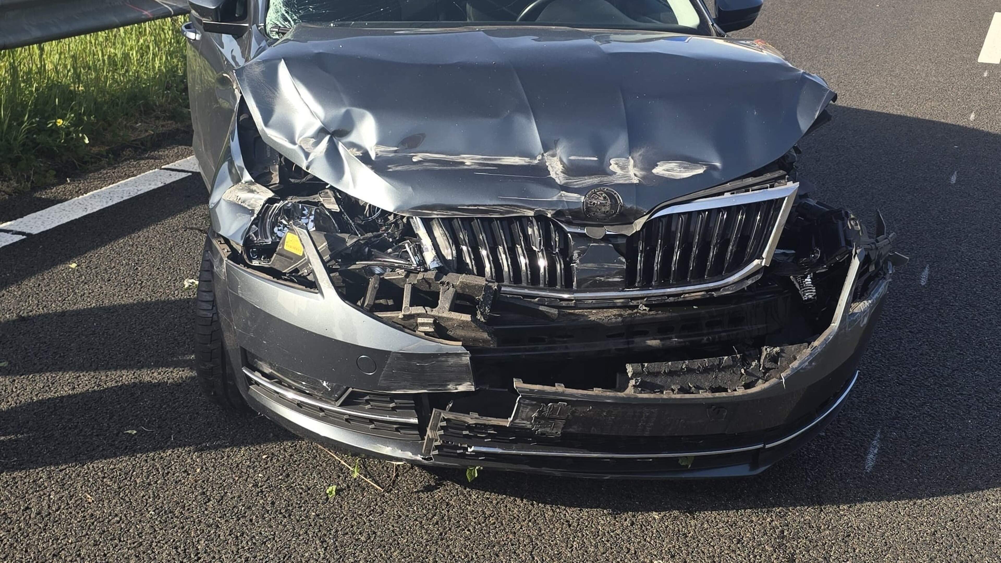 Two cars and truck collide on A4 near Burgerveen