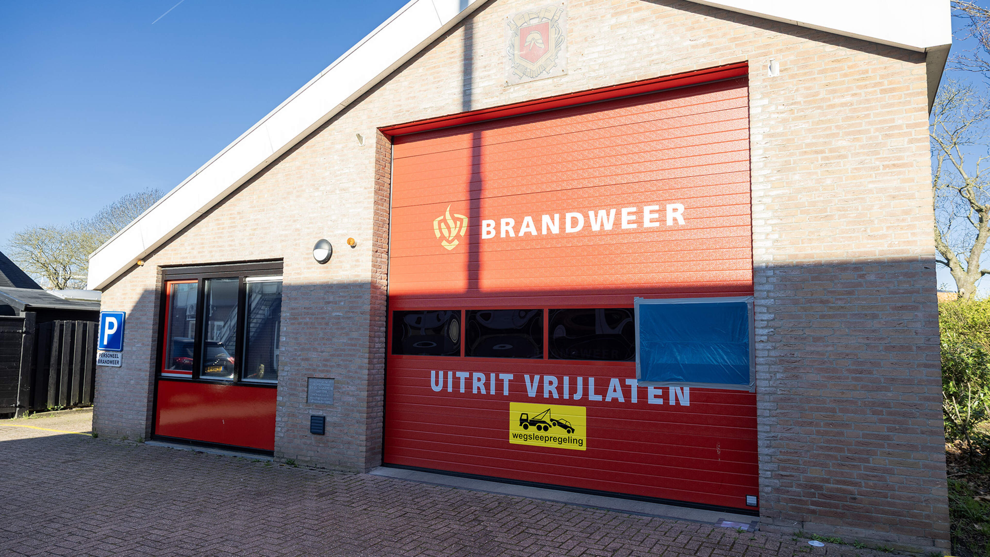 Attempted burglary at fire station in Spaarndam
