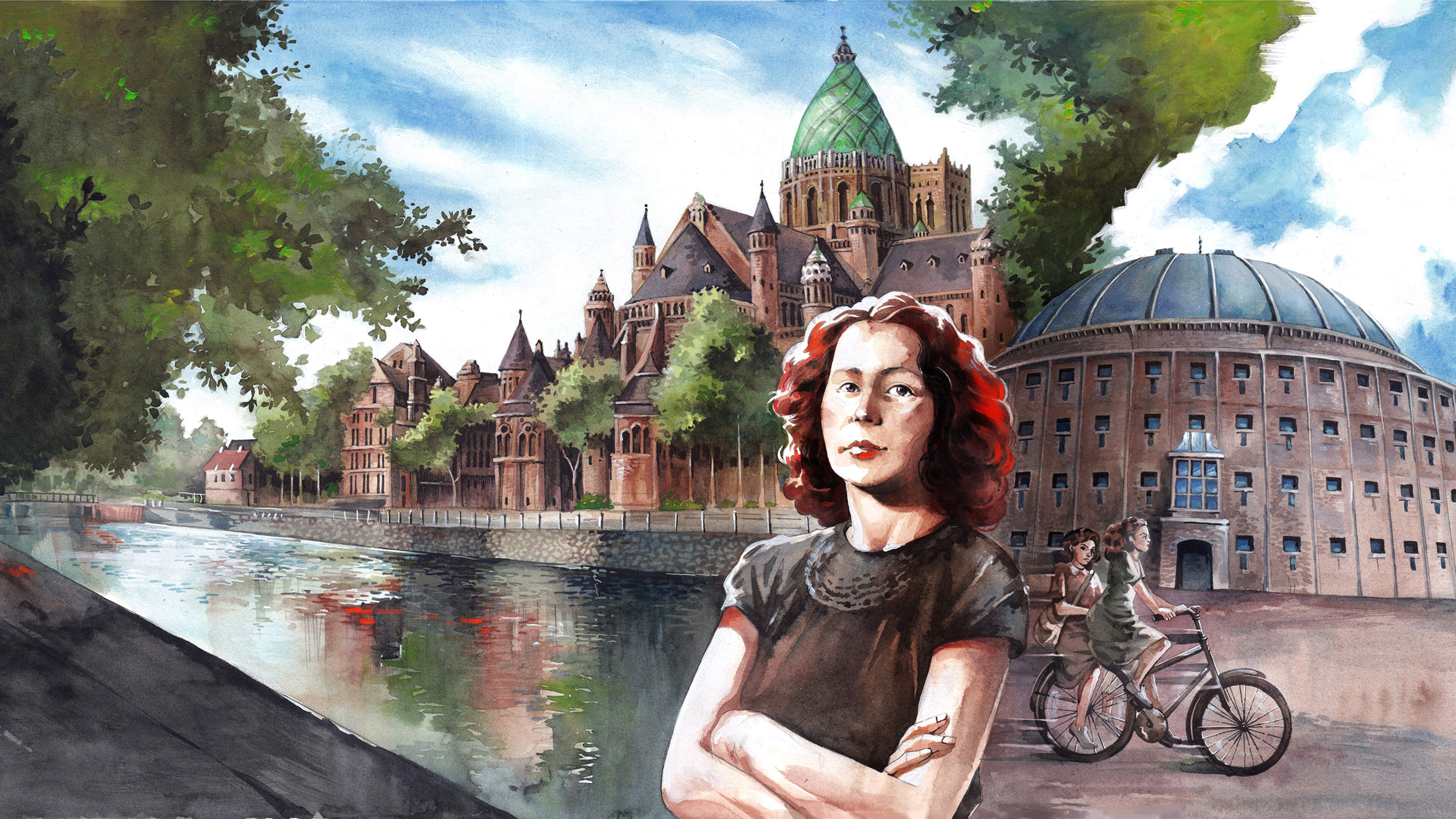 'The Sirens of Haarlem': Brazilian comic book artists honor resistance heroes Hannie Schaft and Oversteegen sisters in new graphic novel
