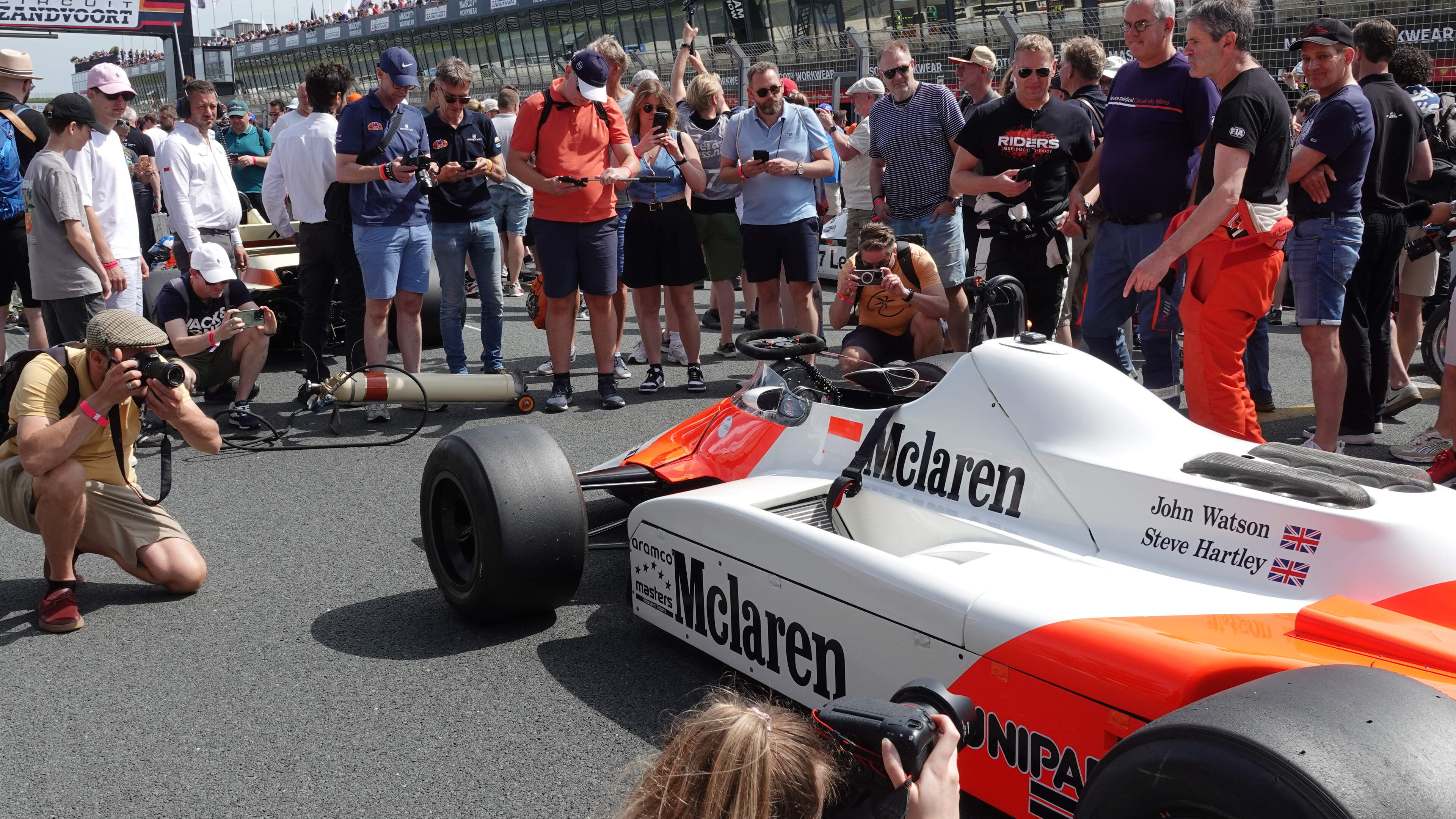 Not drivers like Max Verstappen or Kimi Antonelli, but classic F1 cars are the stars of the Zandvoort Historic Grand Prix