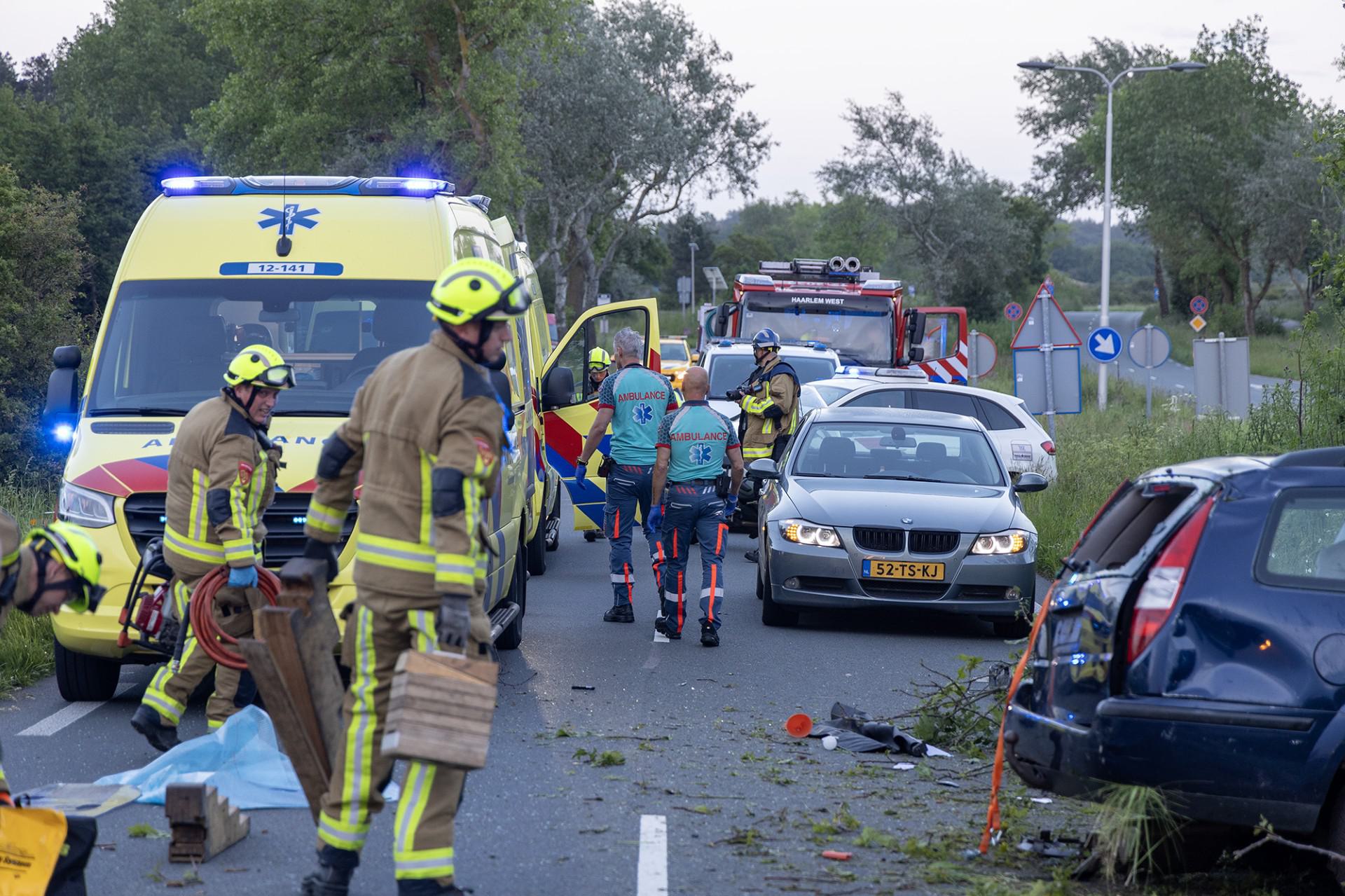 Twee gewonden bij auto-ongeval in Overveen