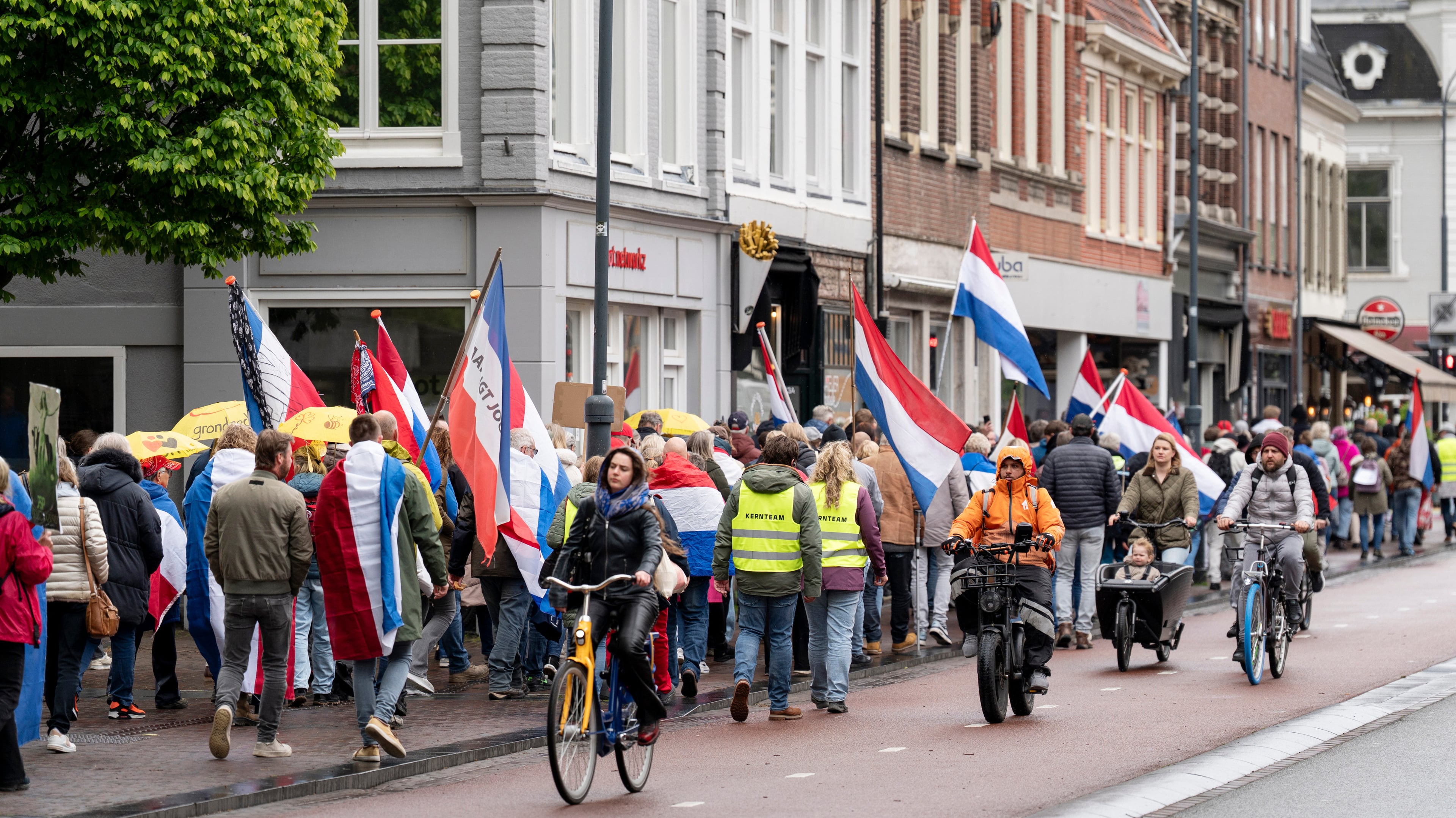Great discontent among 'National Protest' protesters in Haarlem: 'Double standards are being applied'
