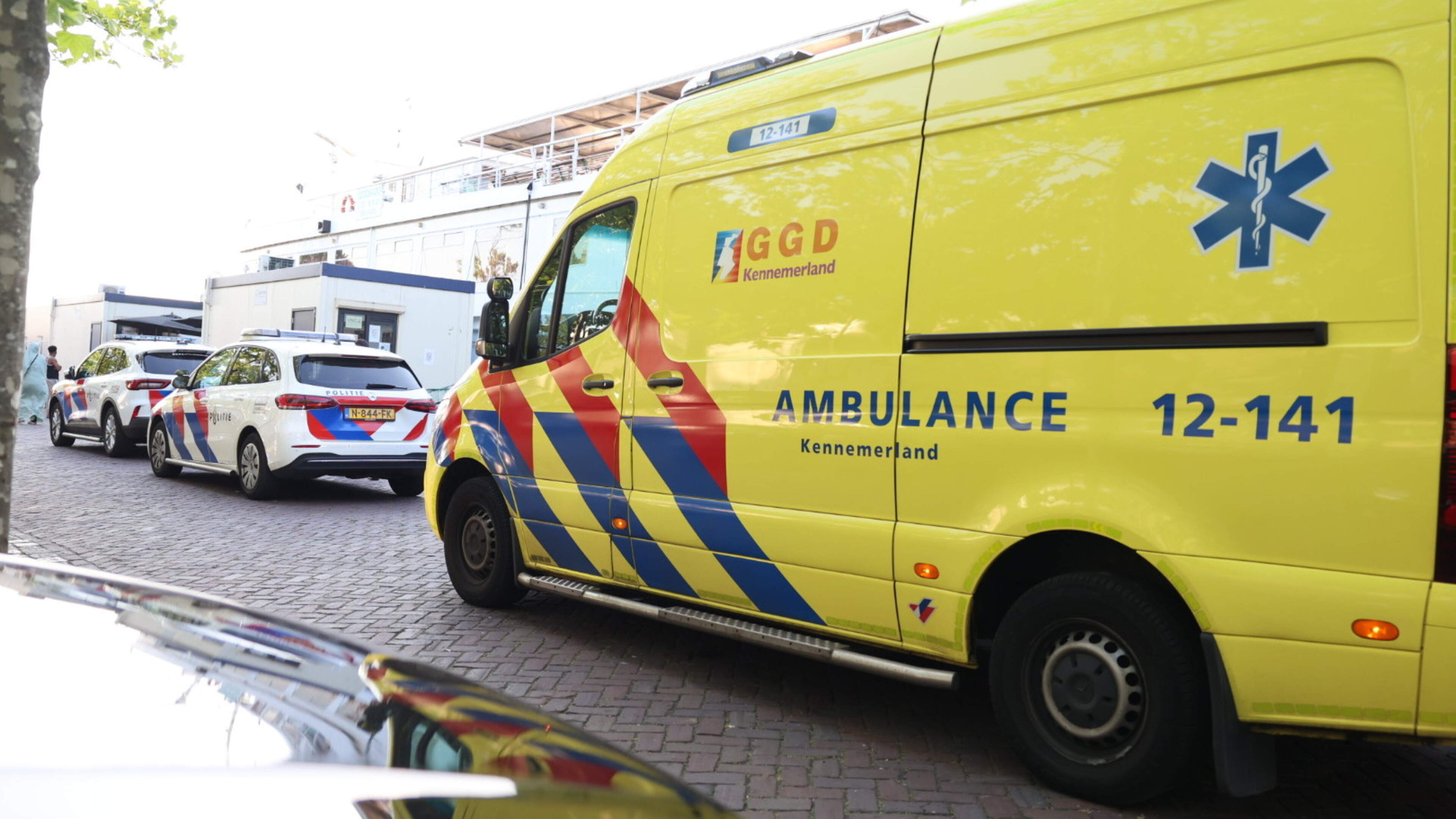 Person rushed to hospital after stabbing at asylum seeker boat in Haarlem