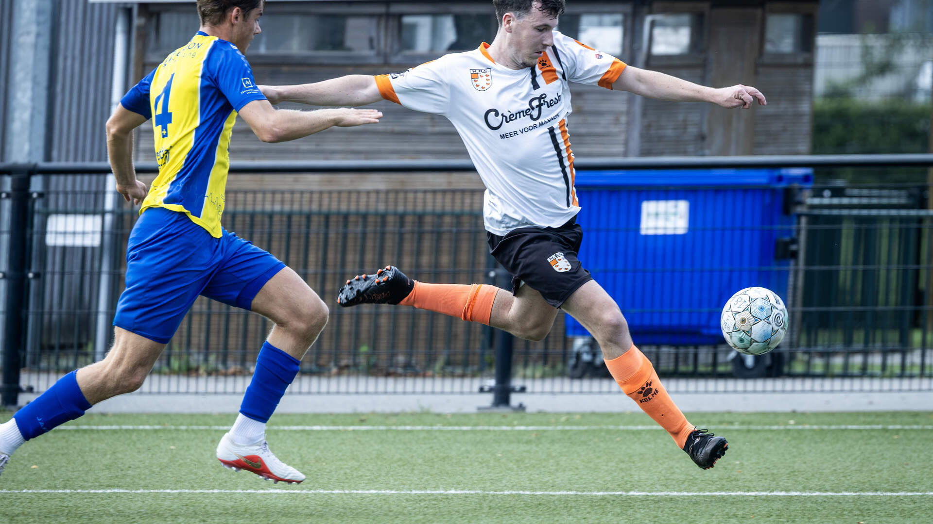 Verdediger Daan Tervoort scoorde de 1-0 voor HBC.