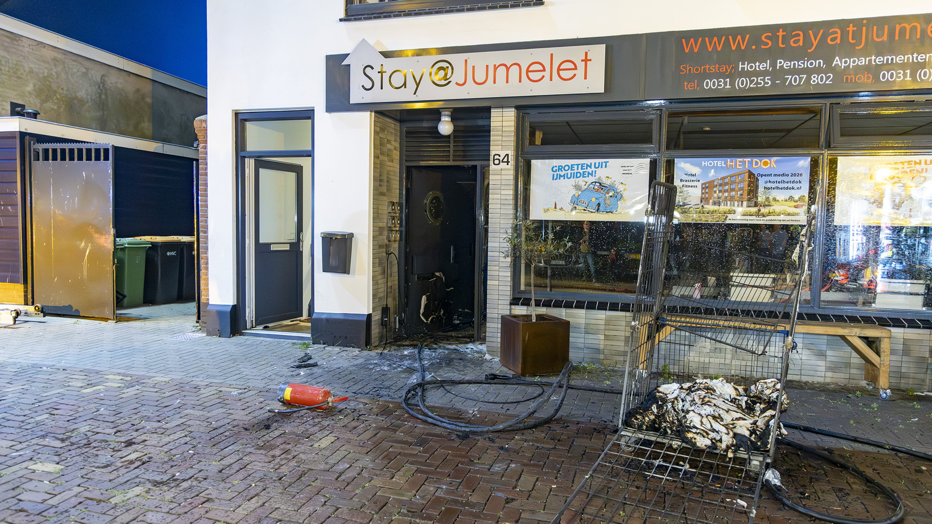 Man from Brabant sentenced to three years for intentionally starting life-threatening fire in IJmuiden