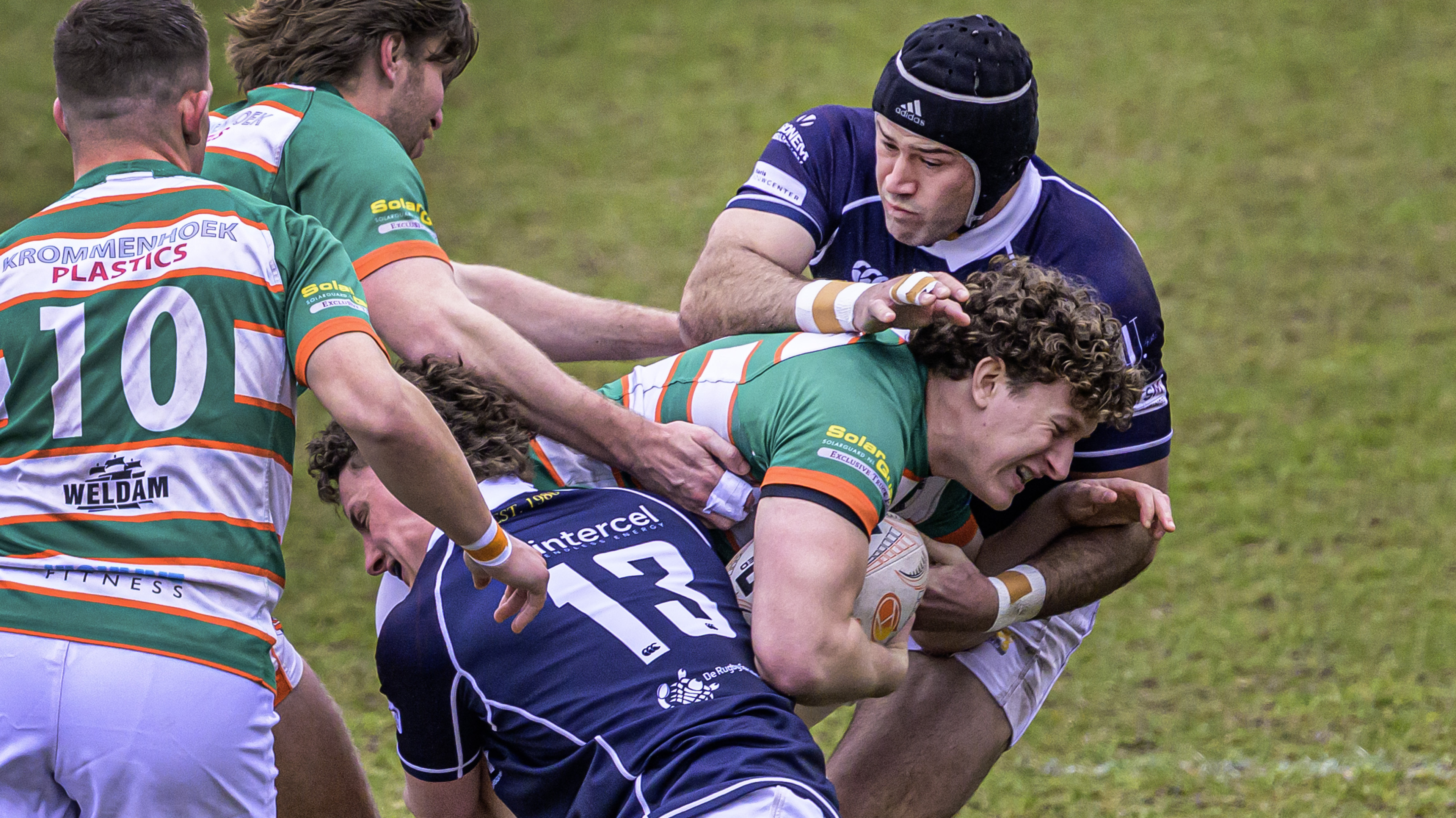 'It went well for an hour.' South African Jan-Corrick van der Watt (25) is captain of a youthful Haarlem team