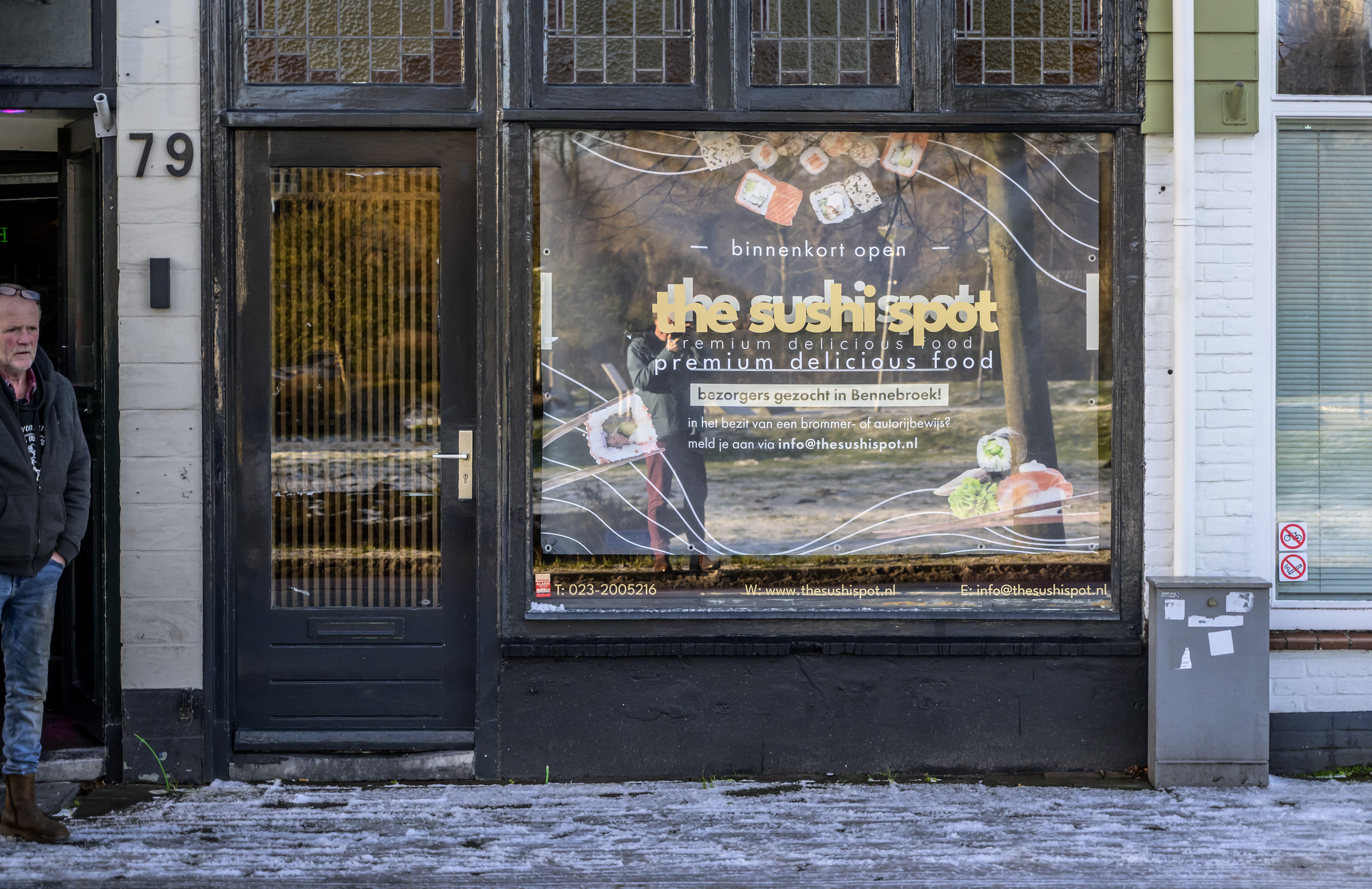 Restaurant The Sushi Spot in Bennebroek van Melvin Manhoef krijgt vergunning om open te gaan