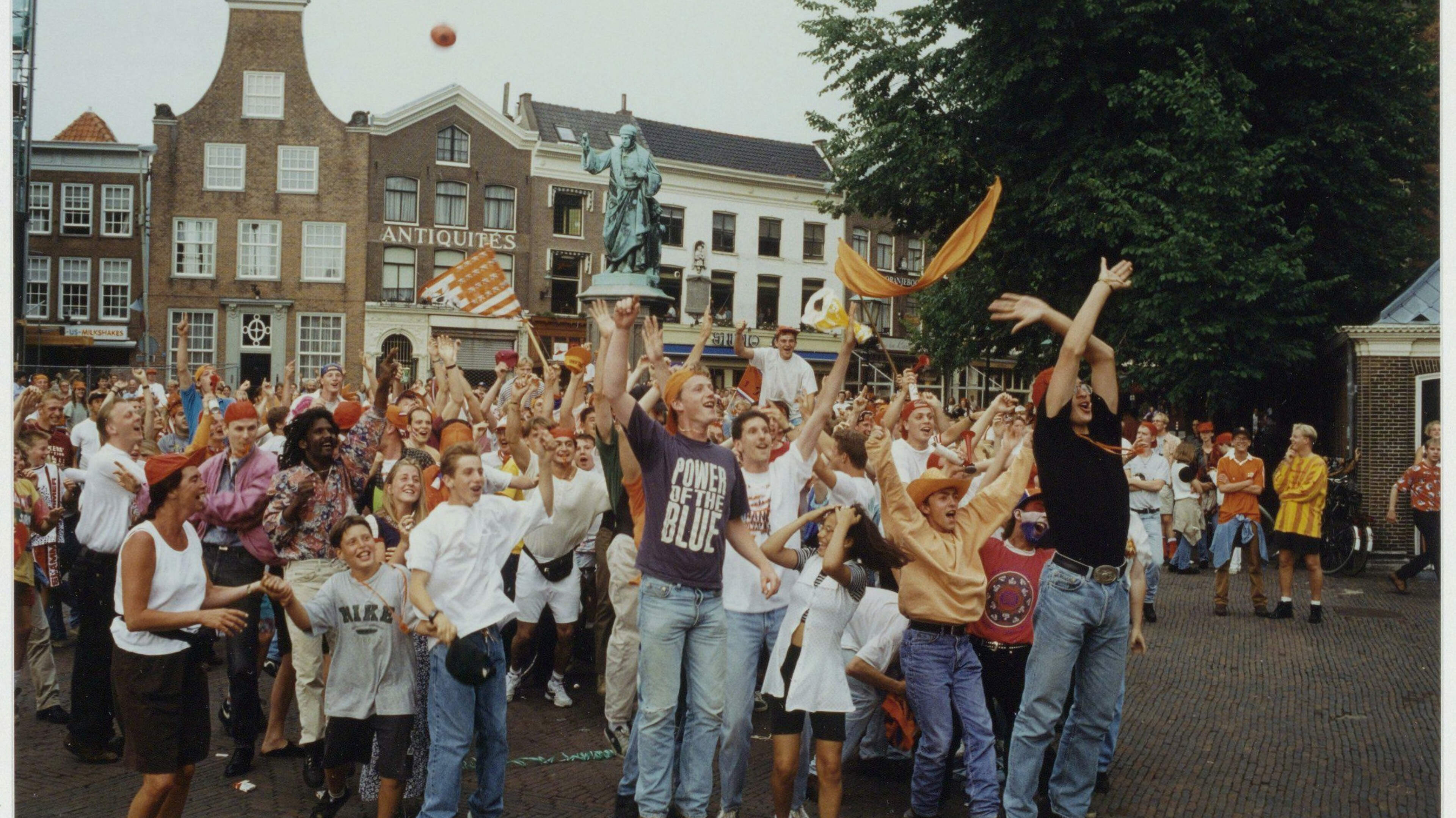 How we support the Dutch national team: From 1988 street parties and Gullit pastries to orange-decked streets: 'Everyone waves and smiles at everyone'