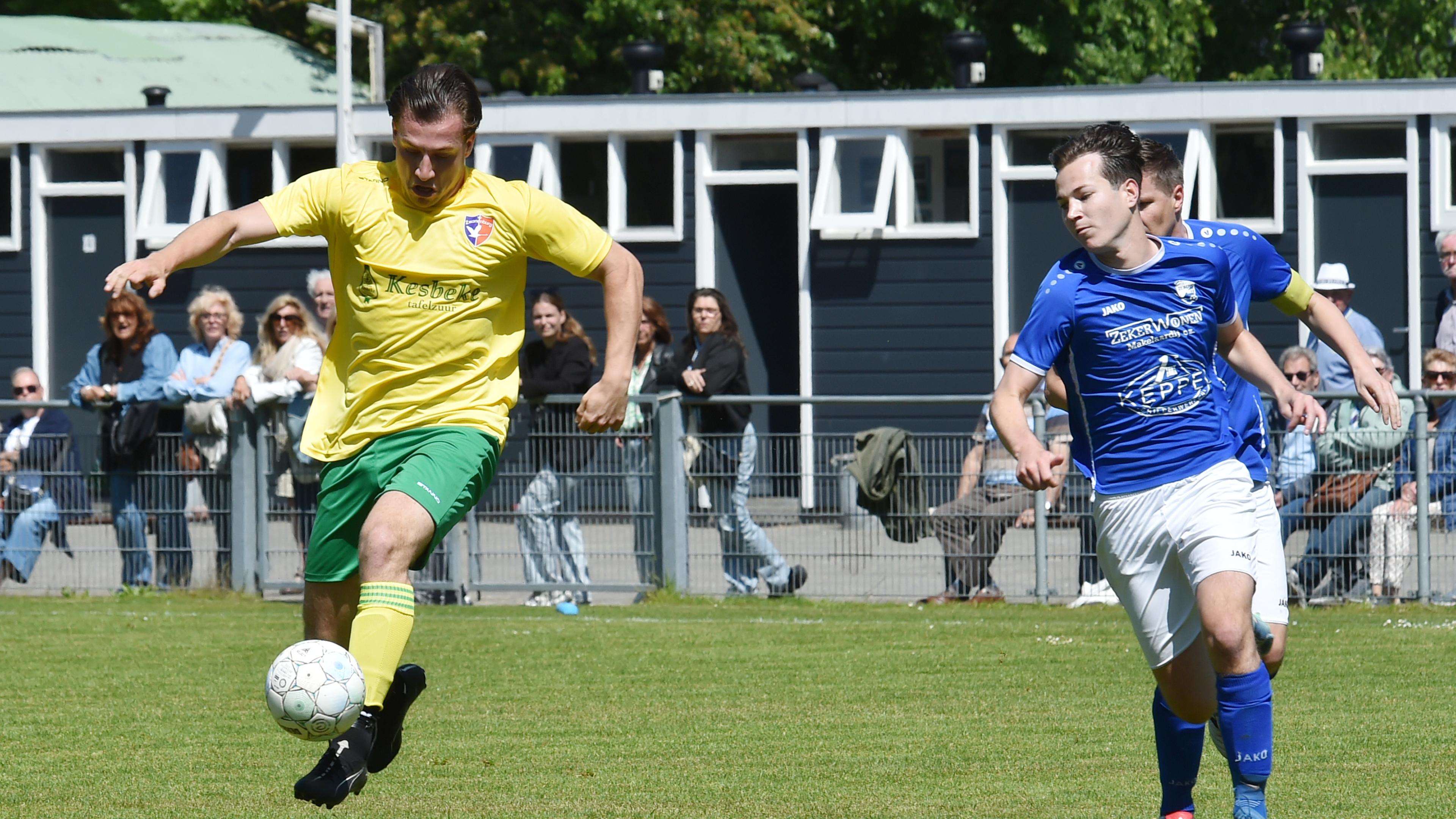 Dan maar thuis het kampioenschap voor Zwanenburg. ’Ik ben echt niet bang dat het verkeerd gaat’