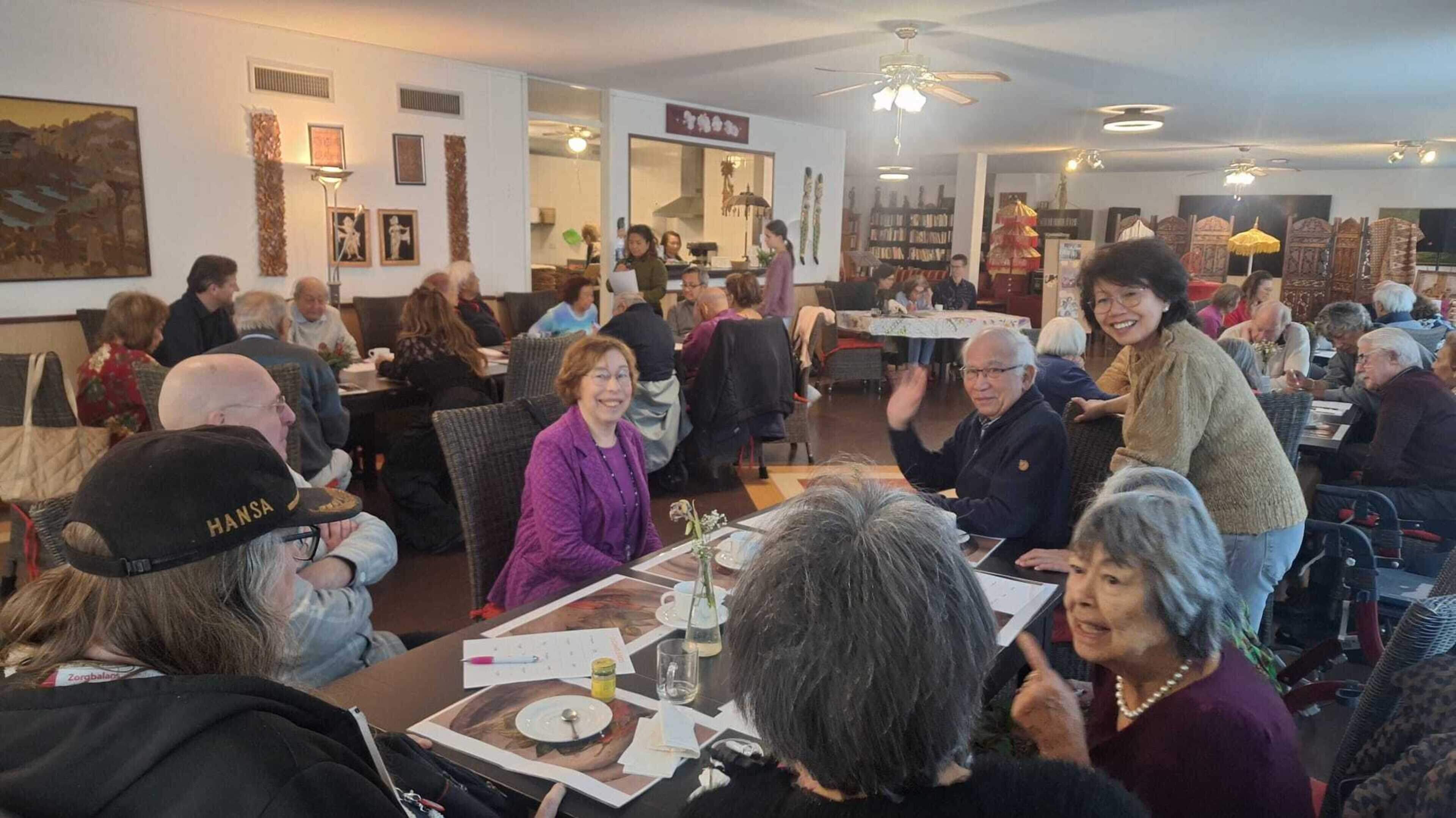 Indorock legend Eddy Chatelin takes Indo seniors back to the sixties with his red guitar