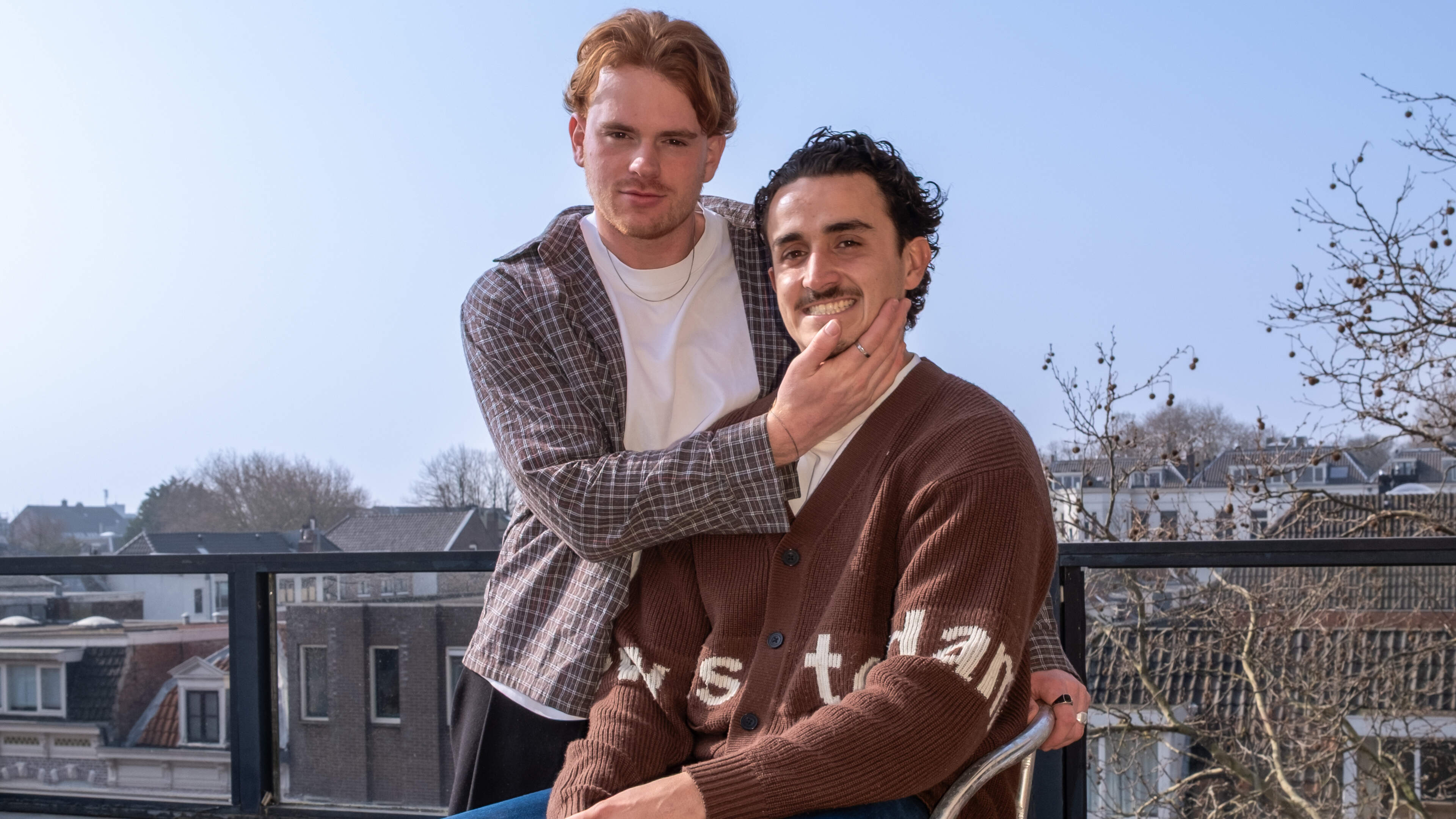 'The friendship turned out to be more than just a holiday romance; it was even better back in the Netherlands,' says Kars (26) about Damin (25)