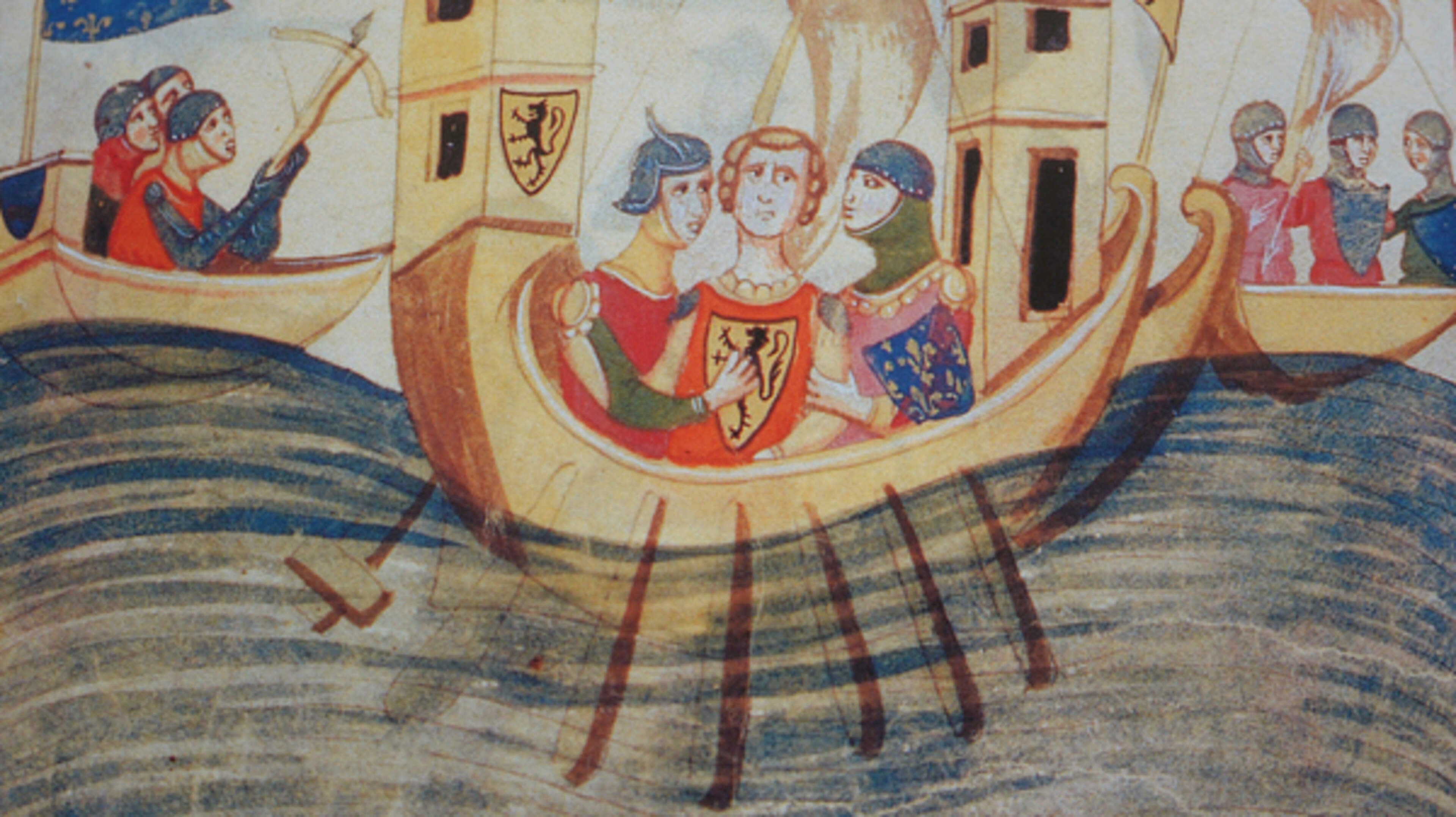 How French chivalric culture came to Holland after the death of a Haarlem count