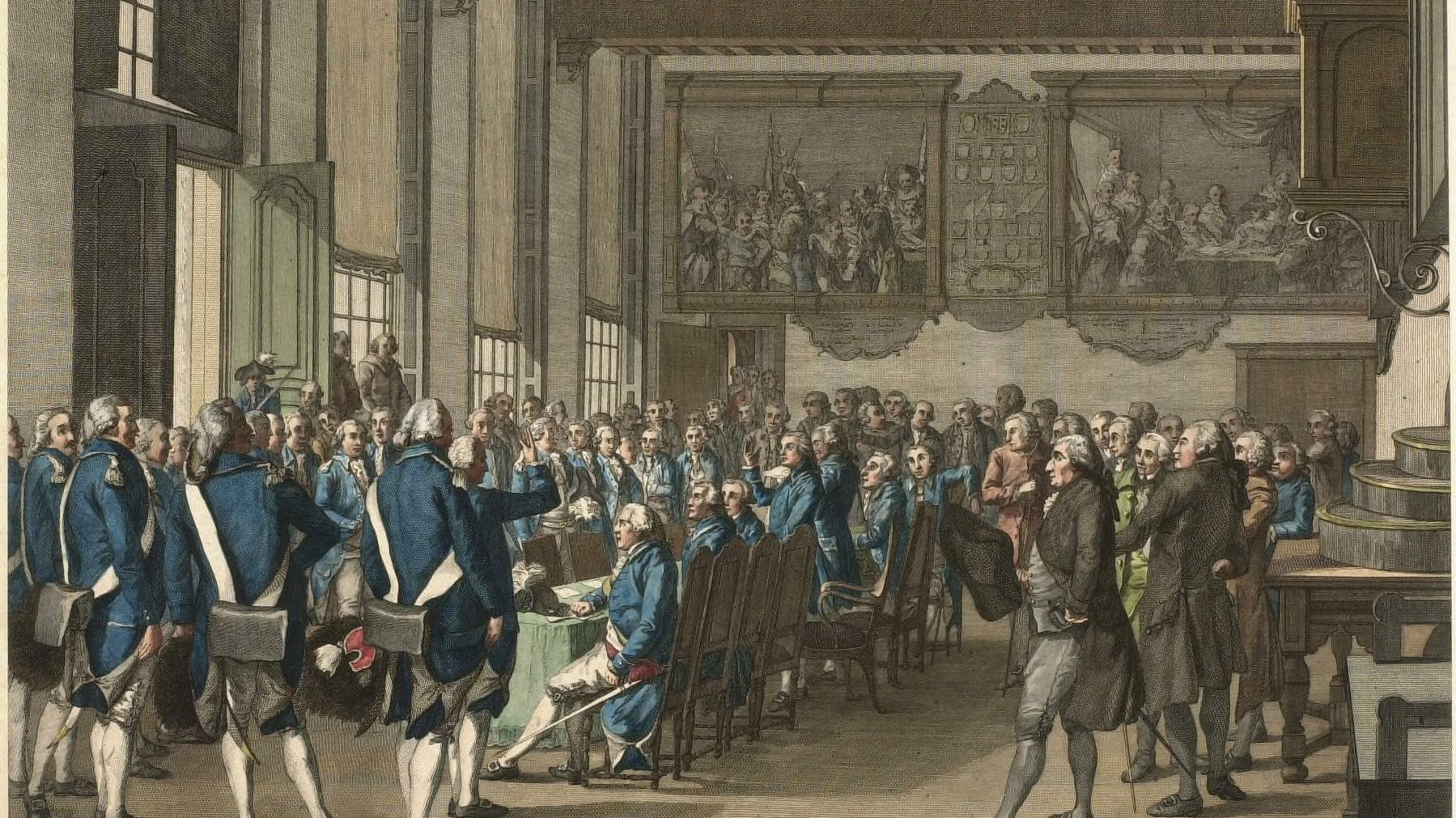 In 1775, the Dutch were urged to support the Americans in their fight for freedom against the English, but some wanted nothing to do with it