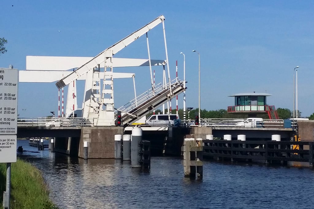 Brug op N201 van Cruquius naar Heemstede gaat niet meer dicht