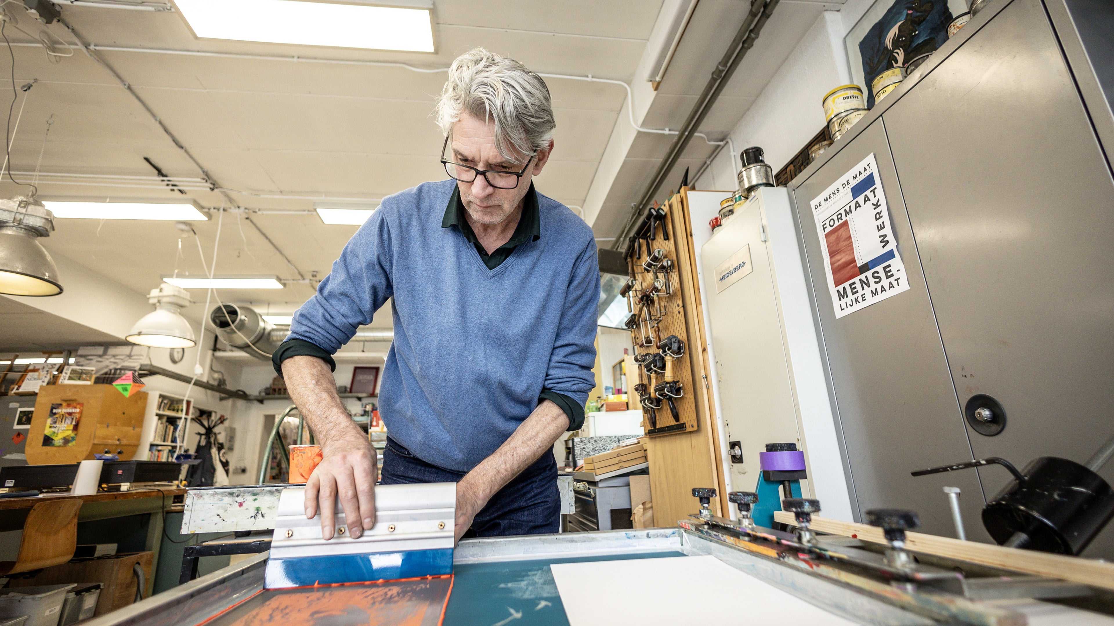 'You can create truly unique works of art here': Paul van Marissing (65) leaves Haarlem Graphic Atelier