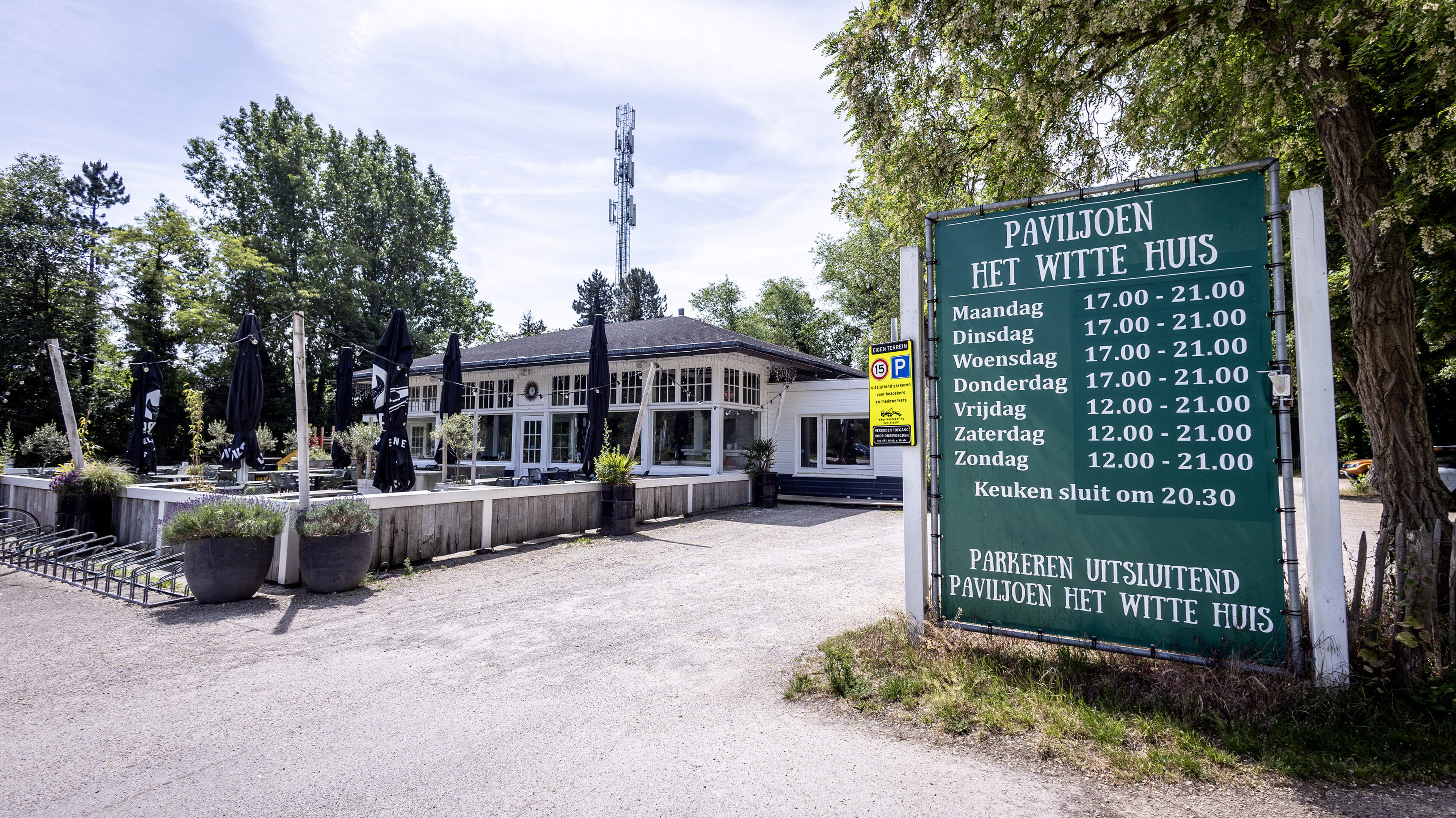 'I didn't know I had to leave,' says Evert Roelofs, owner of Pavilion Het Witte Huis for just three days