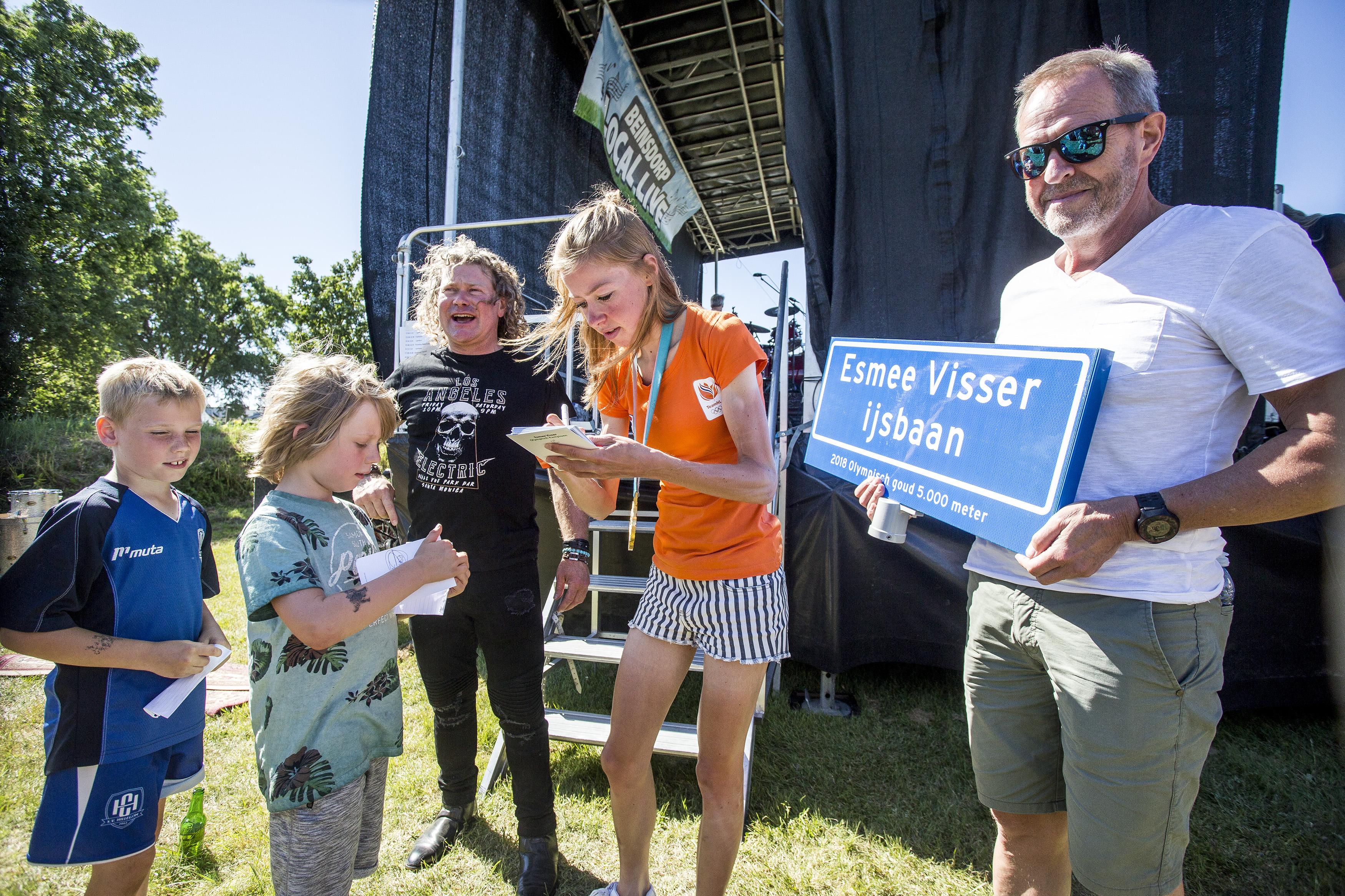 Esmee Visser heeft ijsbaan