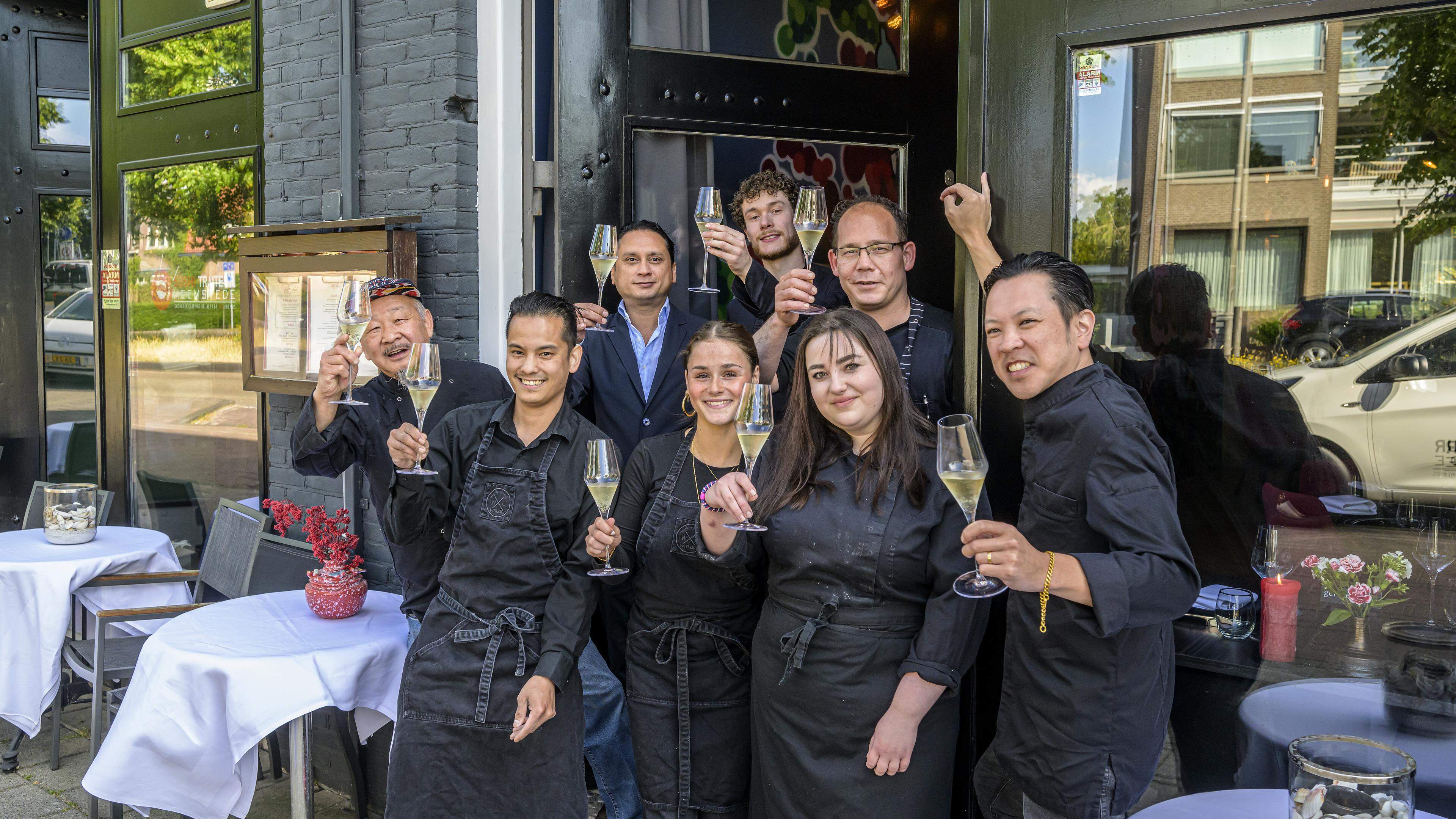 Tien jaar Red Orchids Heemstede wordt gevierd met een speciaal menu met de ’hardlopers’ van het afge