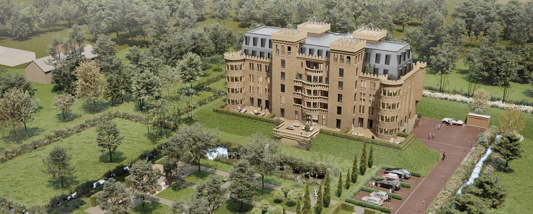 Wonen in een modern kasteel. Dat kan binnenkort in Hoofddorp, vanaf 875.000 euro