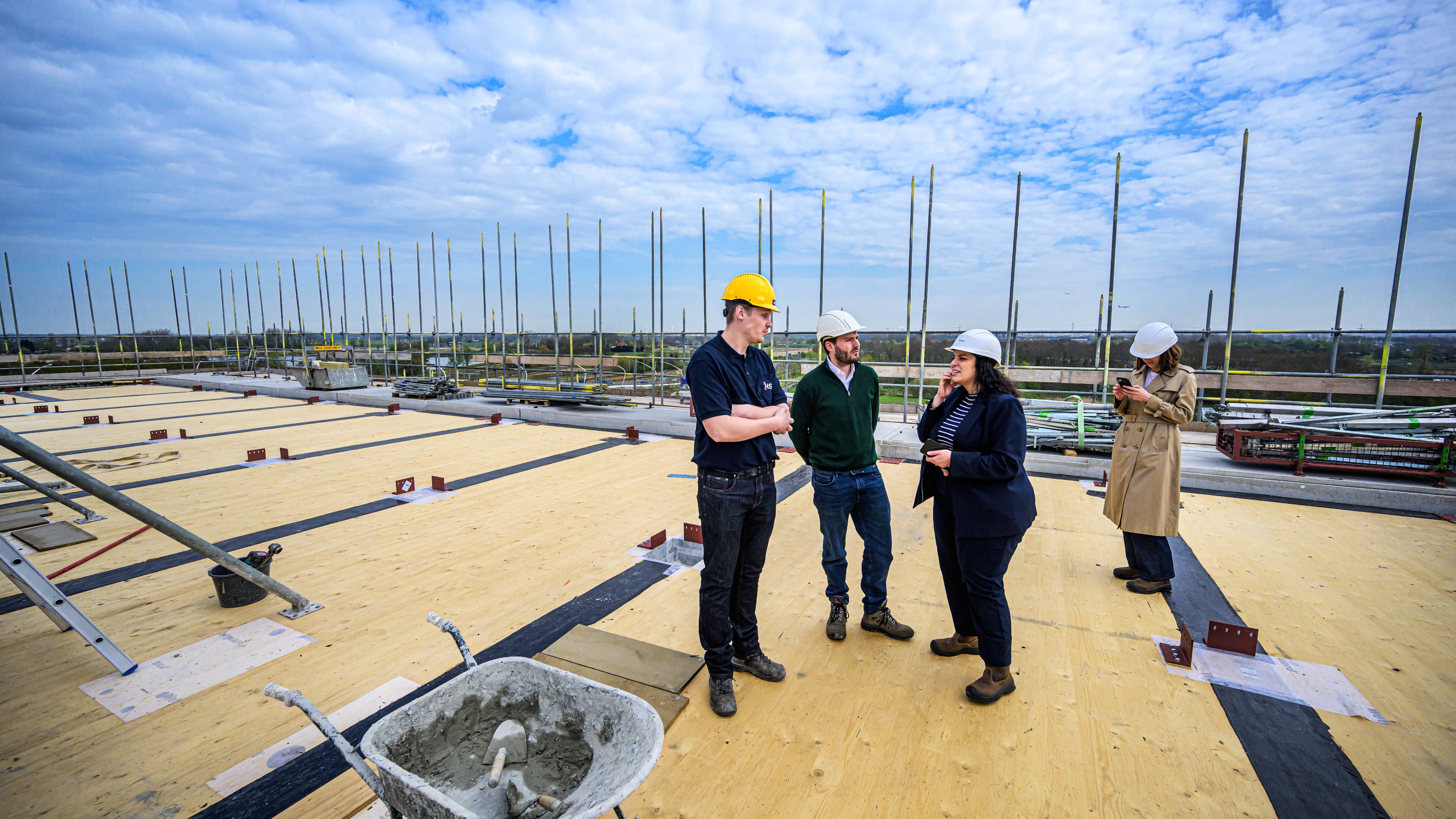 A giant wooden tower rises on the outskirts of Haarlem, but you'll soon see almost none of the wood