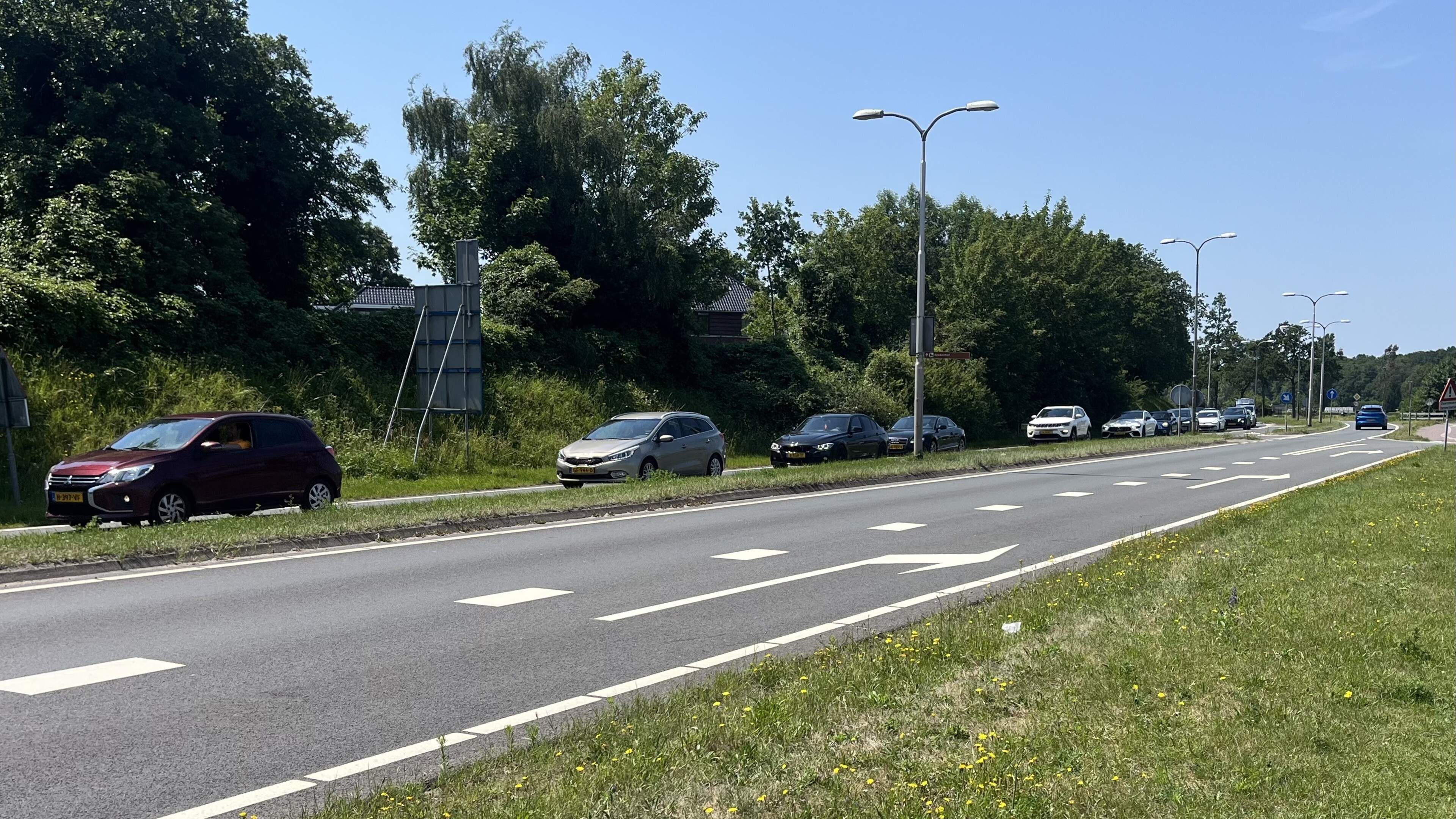Traffic jams in Lisse and Hillegom due to A44 closure. ‘Next time I’ll just take the bike’