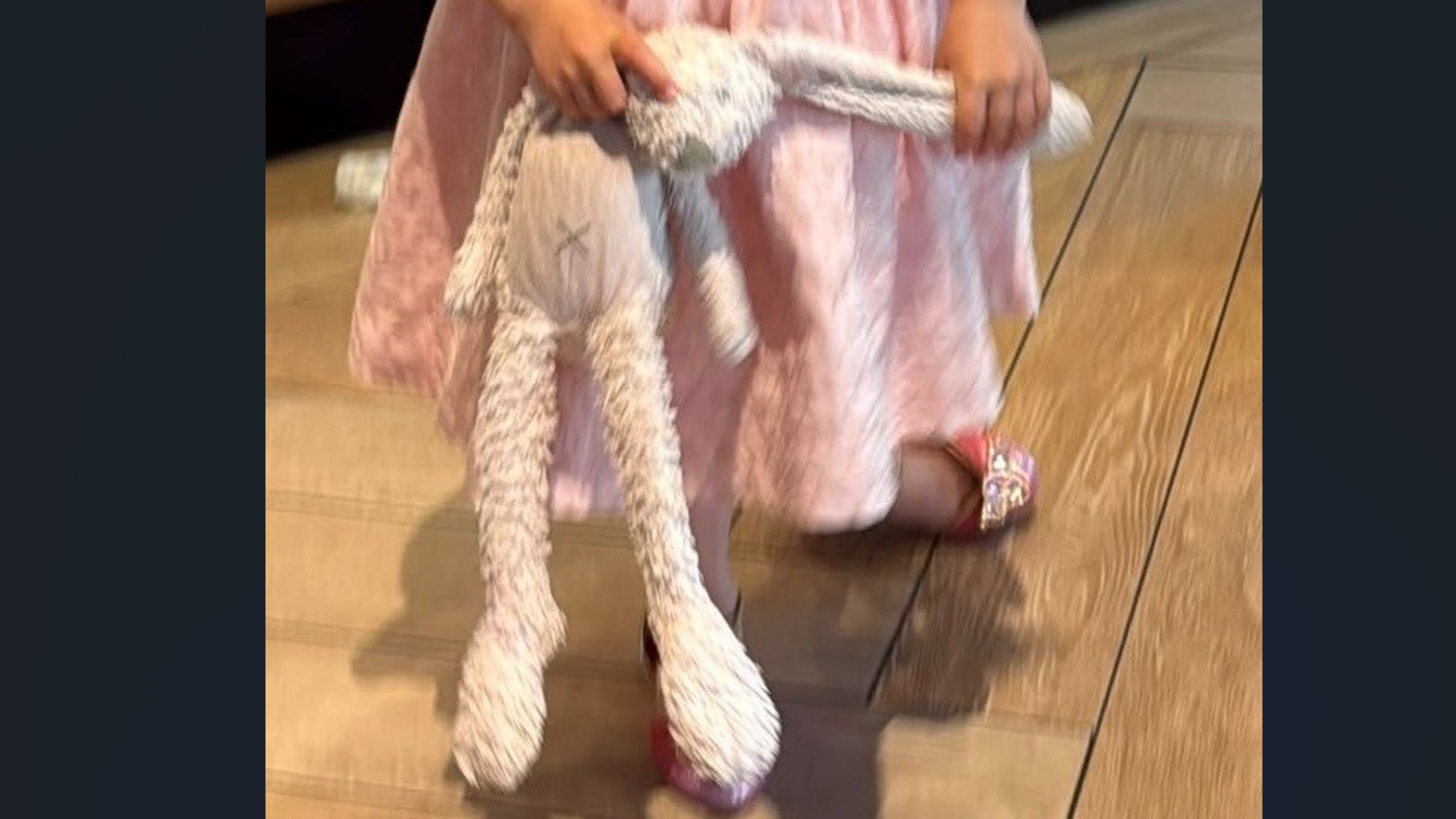 Pien (3) misses her stolen stuffed bunny Haasie. Who took it from the McDonald’s in Haarlem?