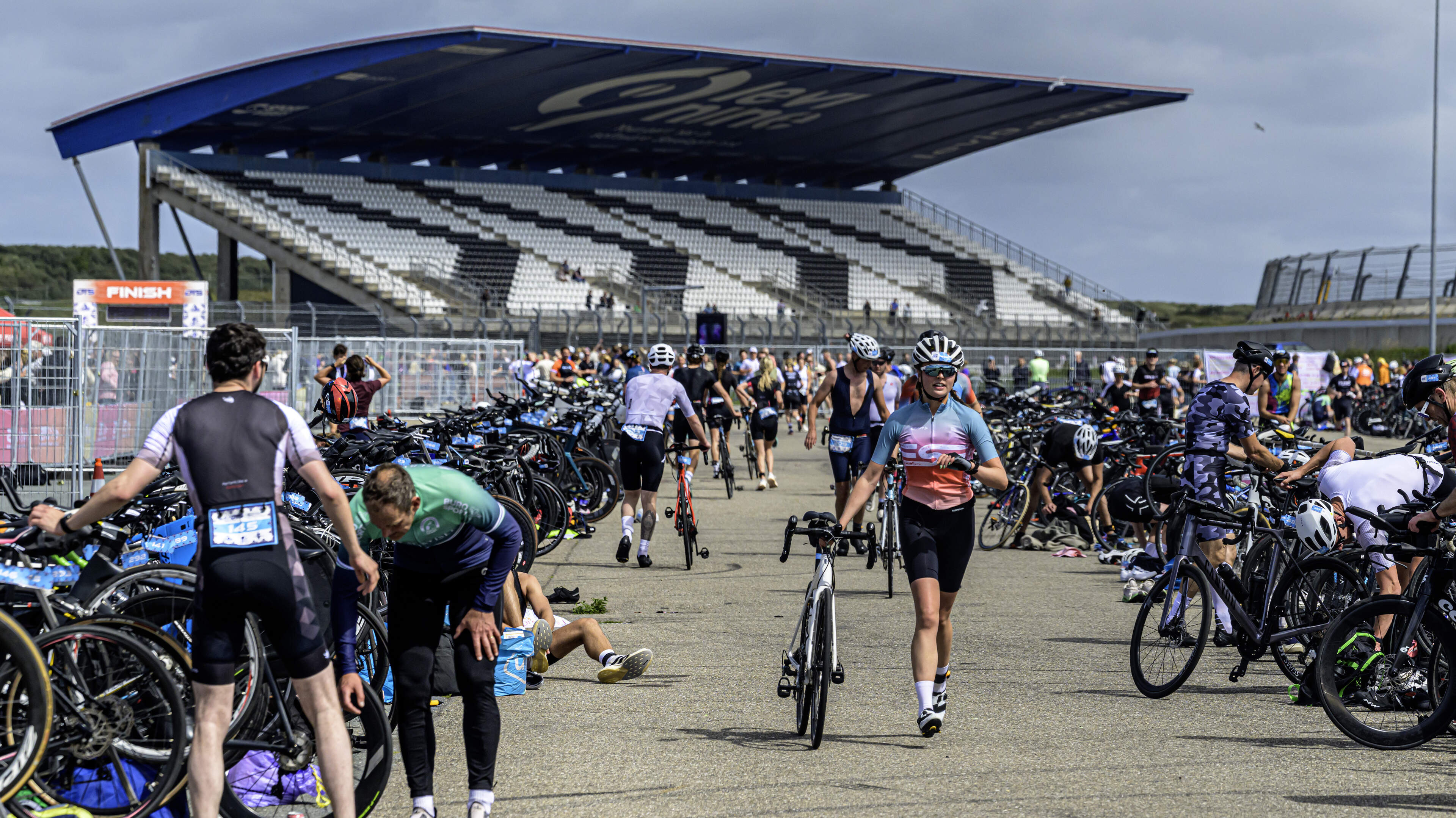 Rough North Sea spoils triathlon again. 'Swimming would have made the race more fun'