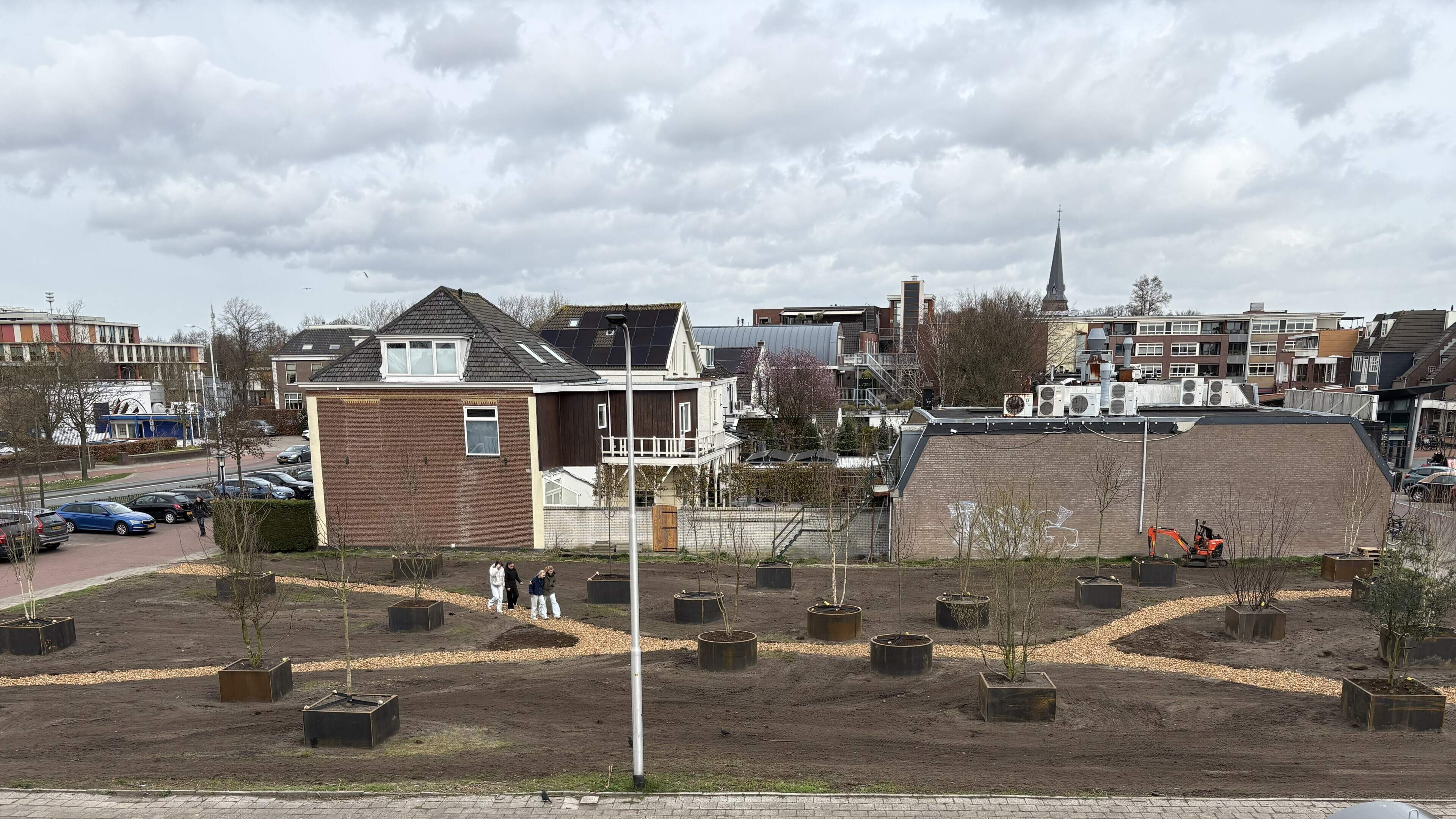 Hillegom suddenly has a new park. ‘Walking forest’ at Java site