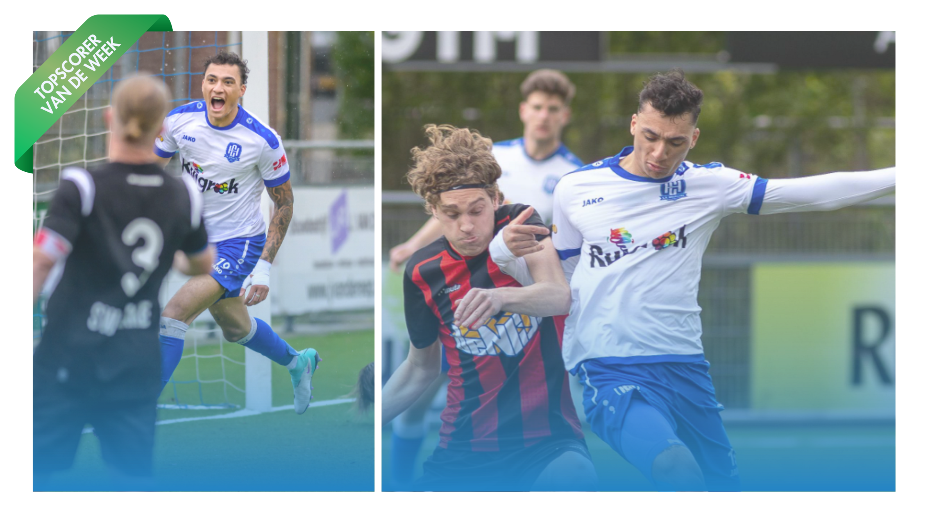 These are the top amateur football scorers from the Haarlem region