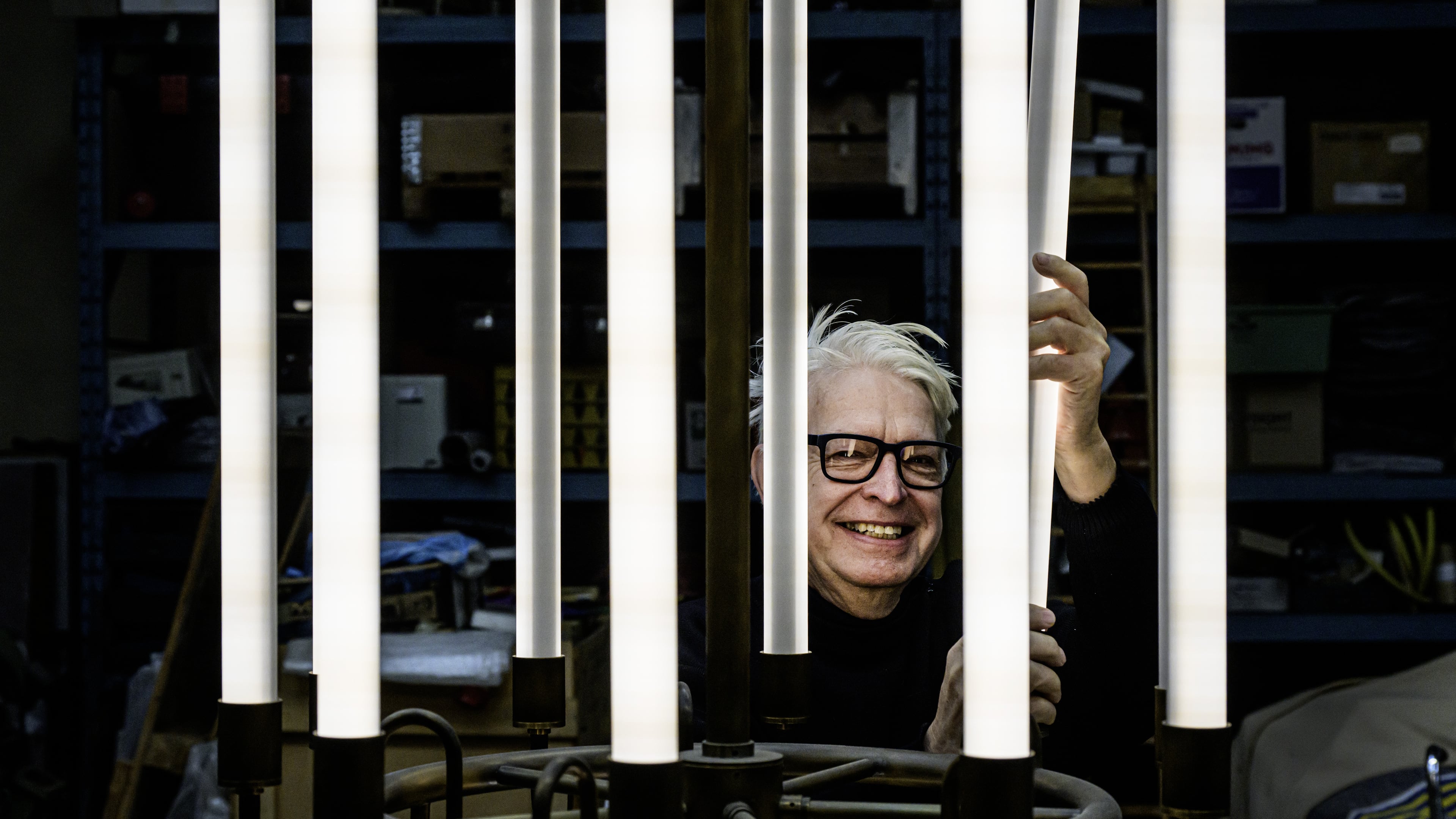 New lamps for Haarlem station hall built around the corner in Huib's workshop: 'We were given a lot of freedom'