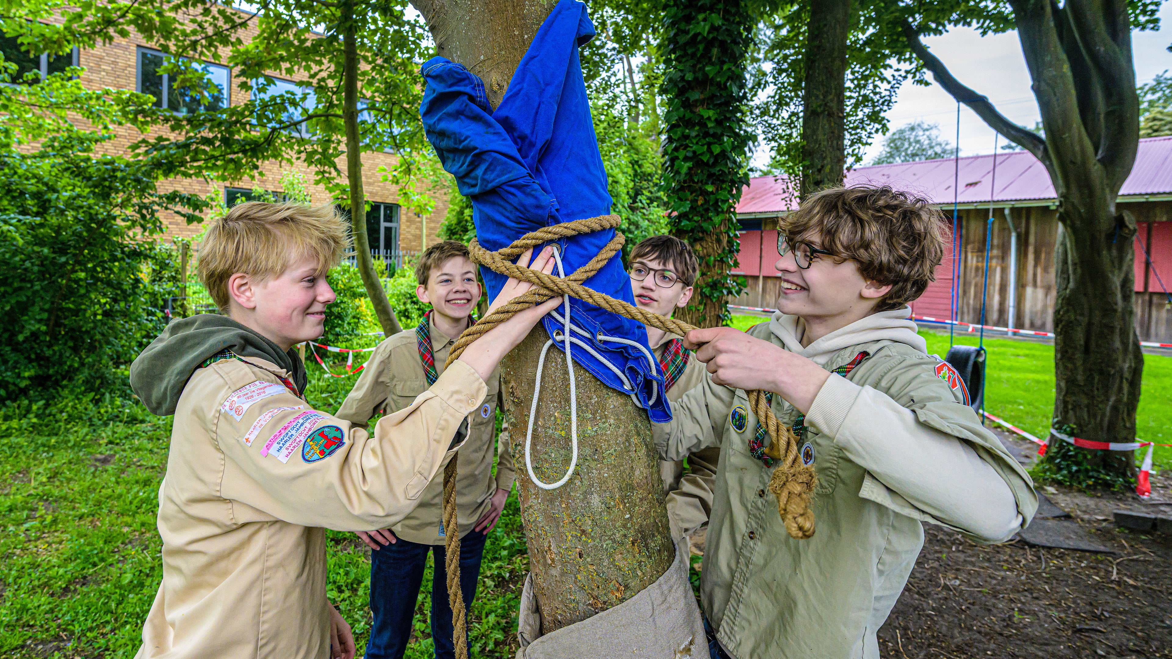 Scouting Group De Vliegende Pijl (100) sheds its dusty image: 'Parents want their children to play outside again instead of behind a screen all day'