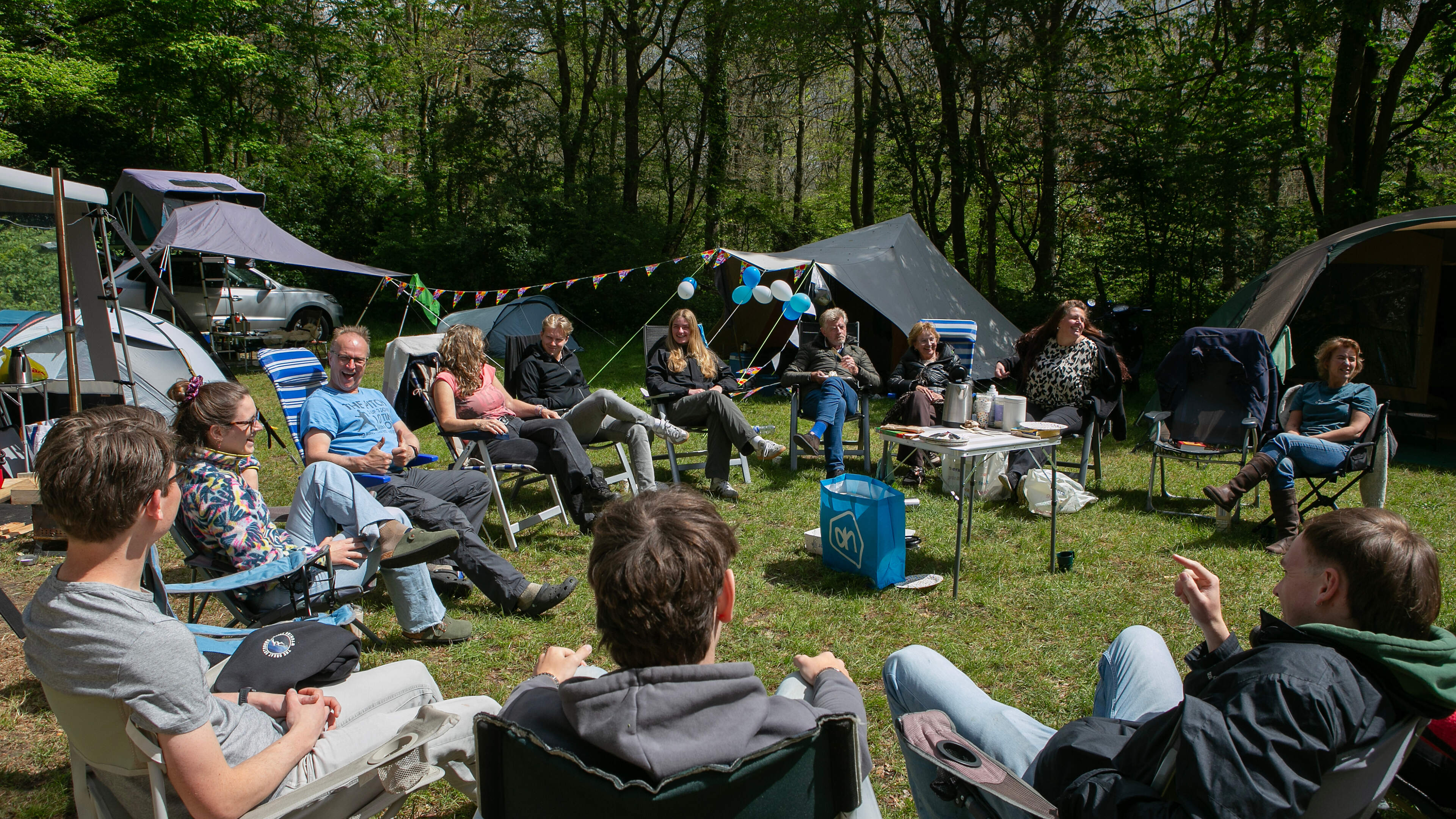 Cold and wet Ascension weekend doesn't deter campers: 'We are almost fully booked'