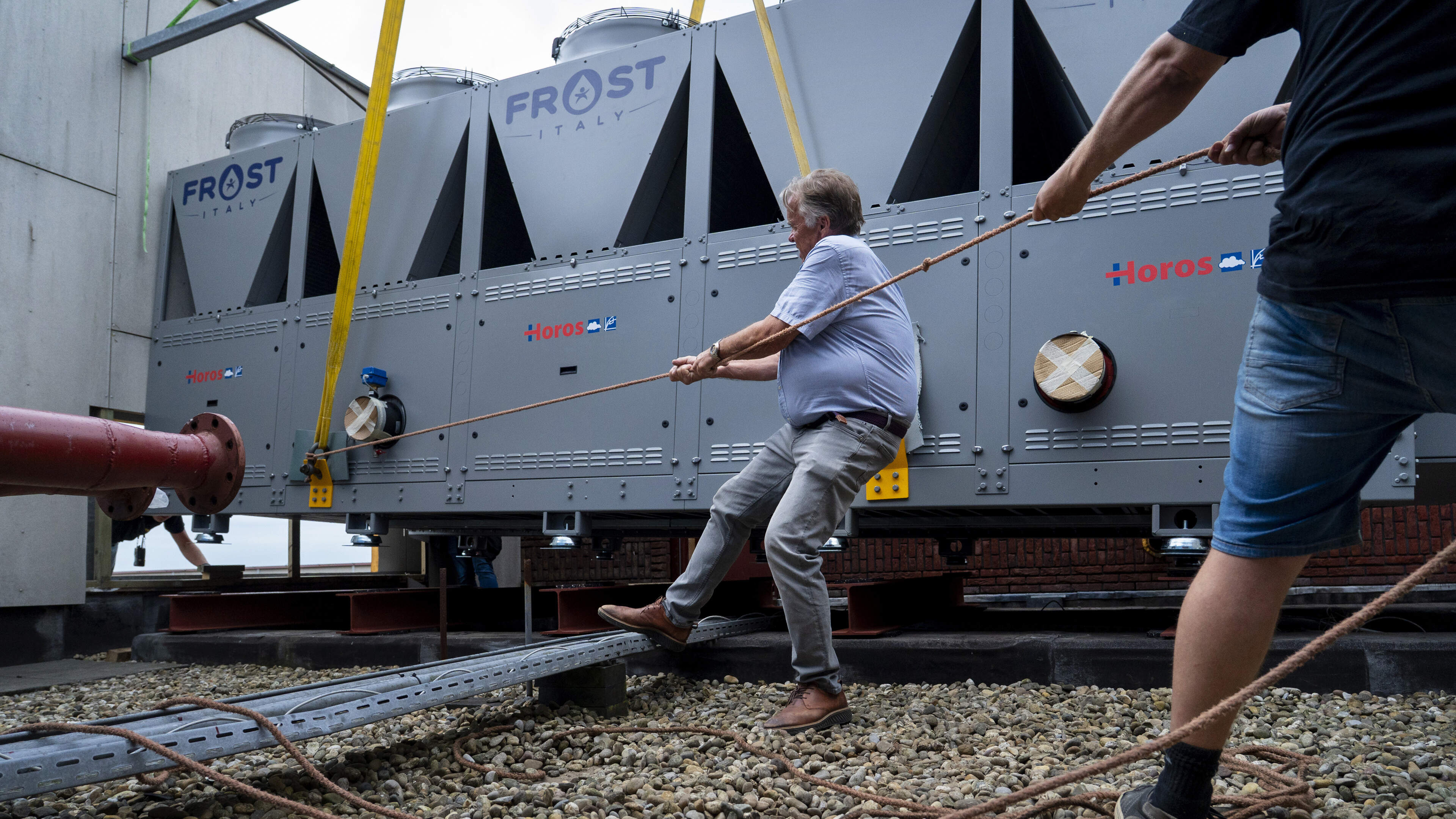 Haarlem family business installs massive heat pump as Dick (70) loves ‘the thrill of the challenge’
