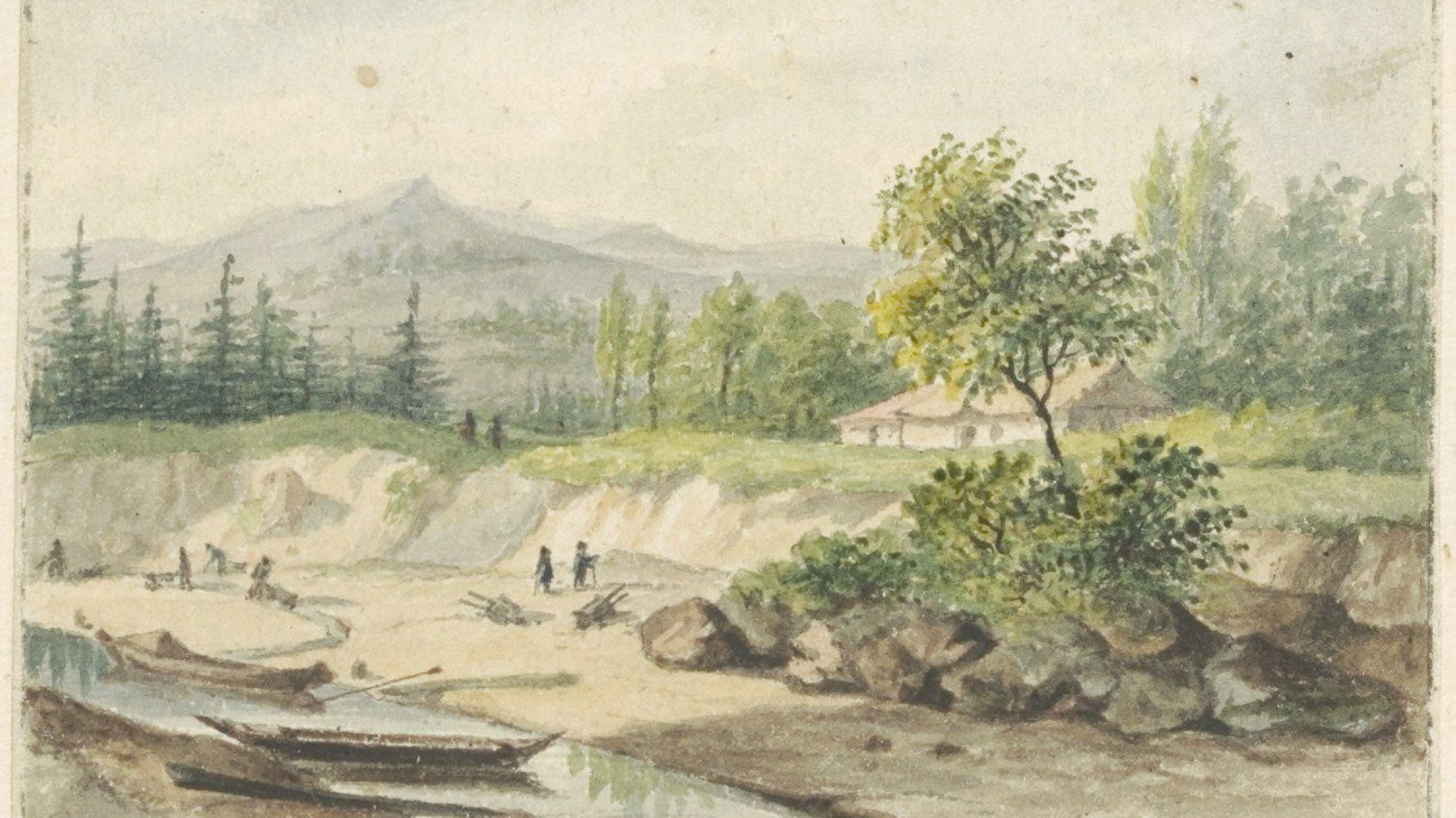 Sand excavations and canals in the Haarlem region were needed for construction in Amsterdam