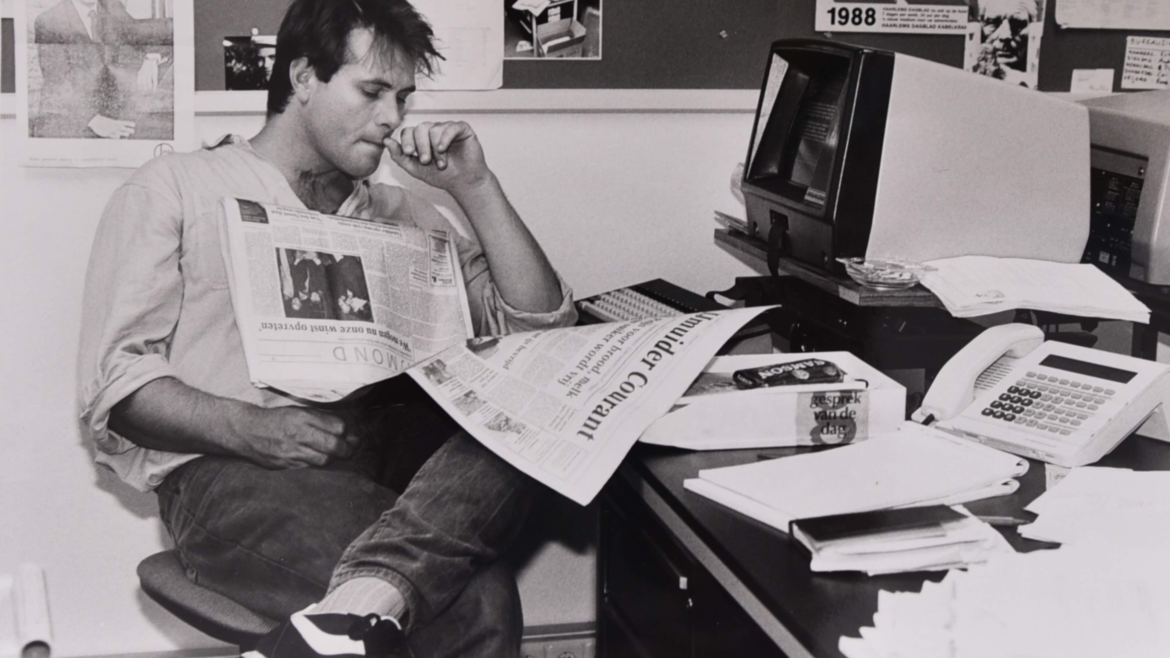 Ronald Bartlema remained involved with Jeugdjournaal until the end; as a food critic, he preferred dining incognito