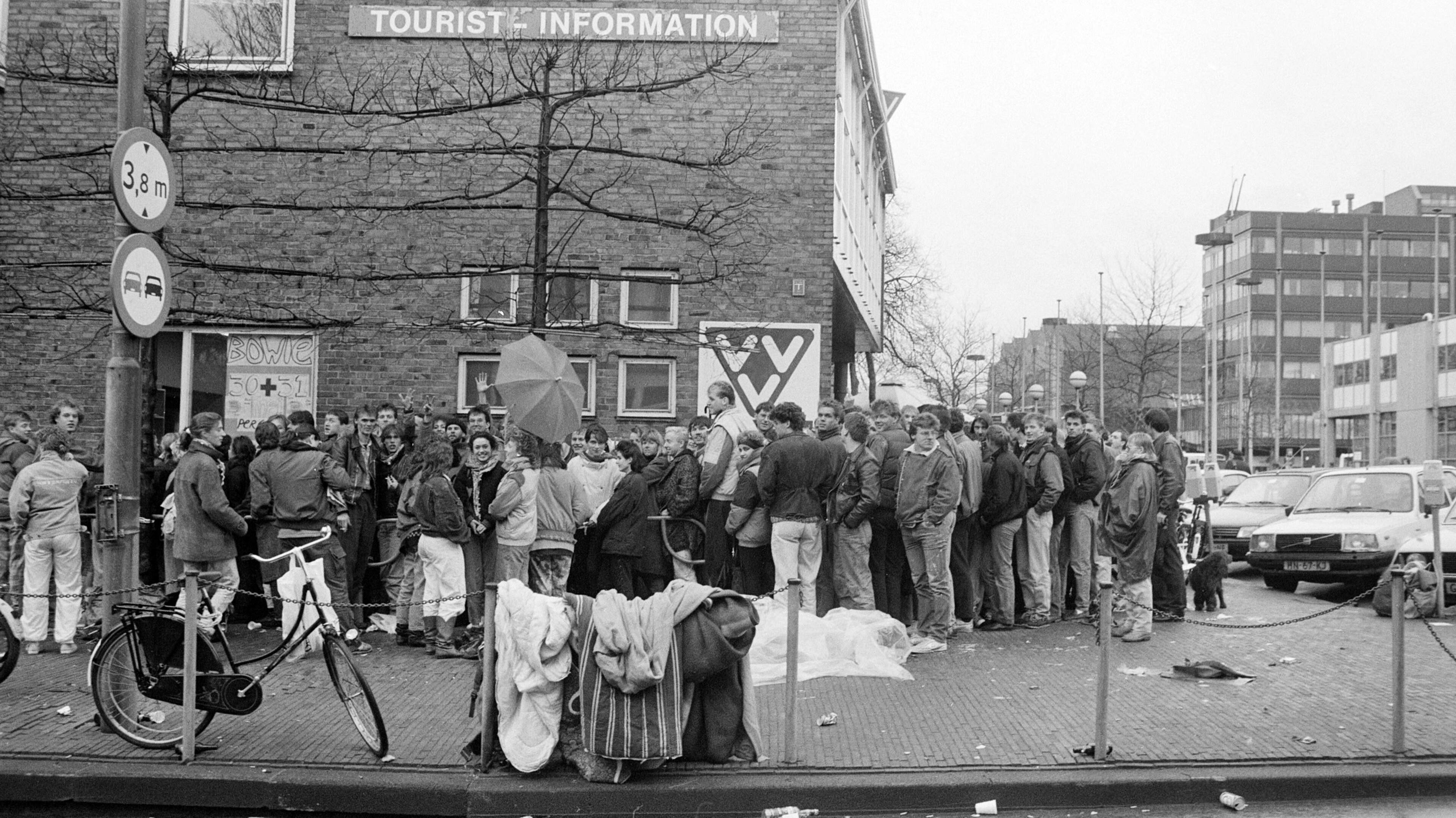 Hours in line for a ticket to Madonna, Prince or David Bowie