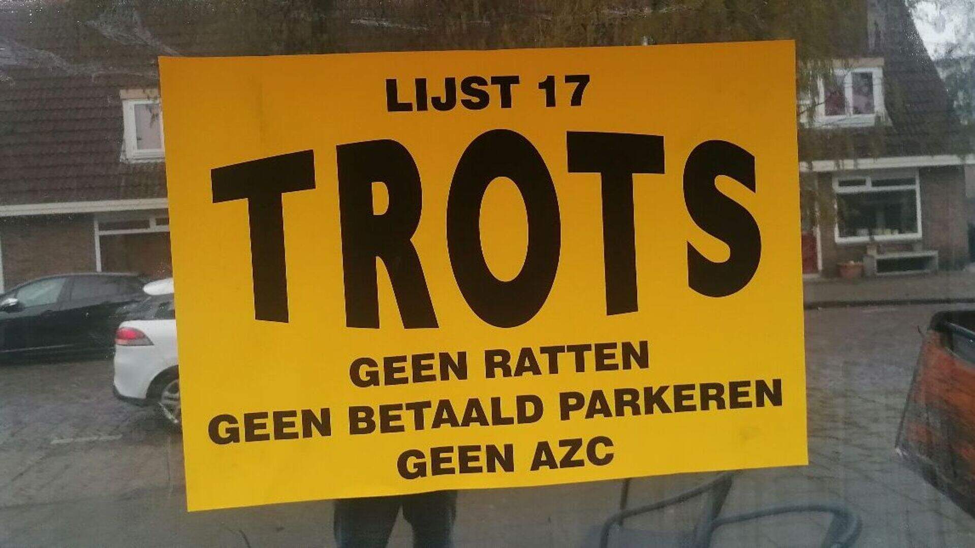Campagne tegen rattenoverlast in de Kleverparkbuurt, namens Trots Haarlem.