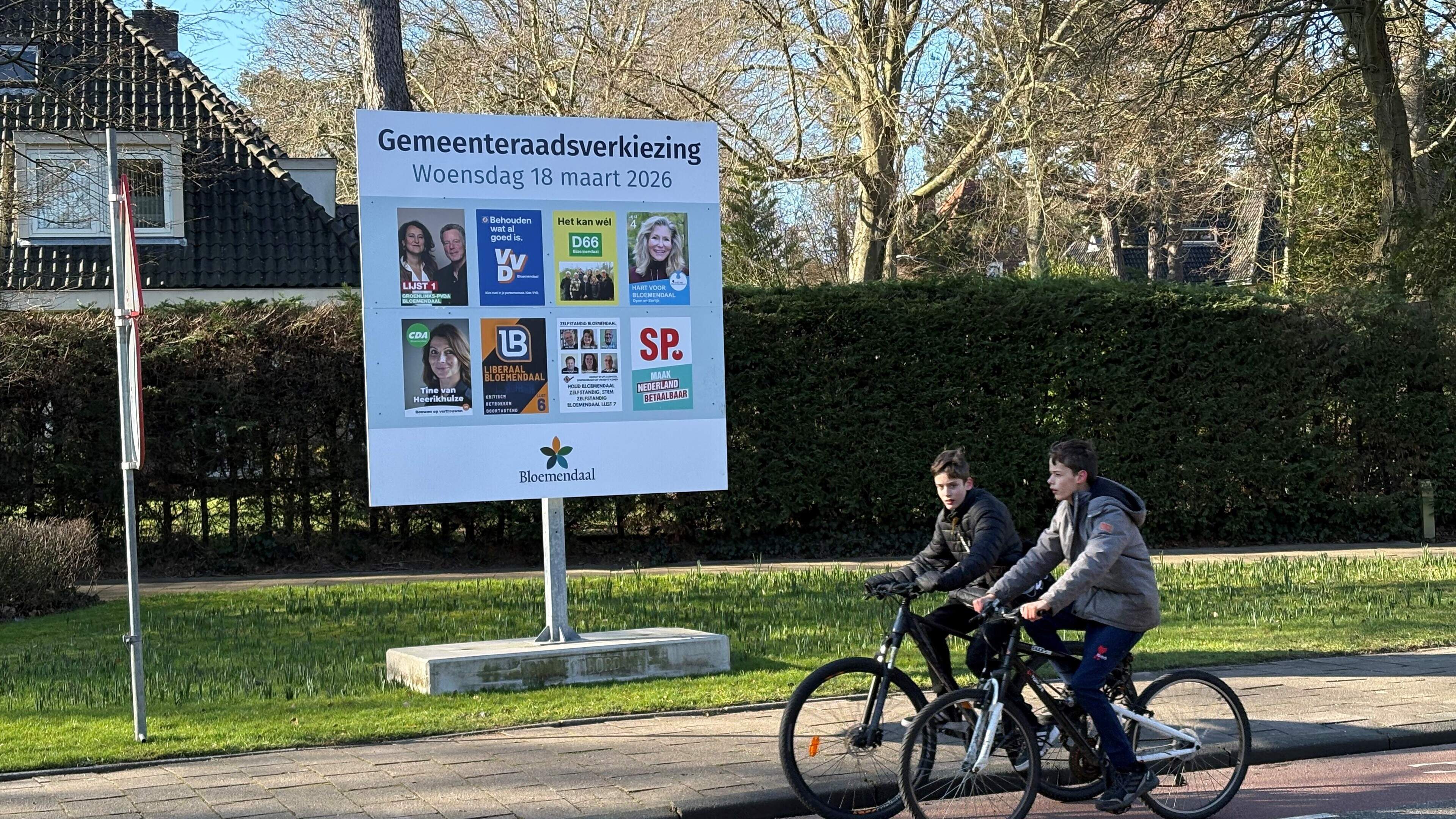 Four debates in Bloemendaal ahead of municipal elections