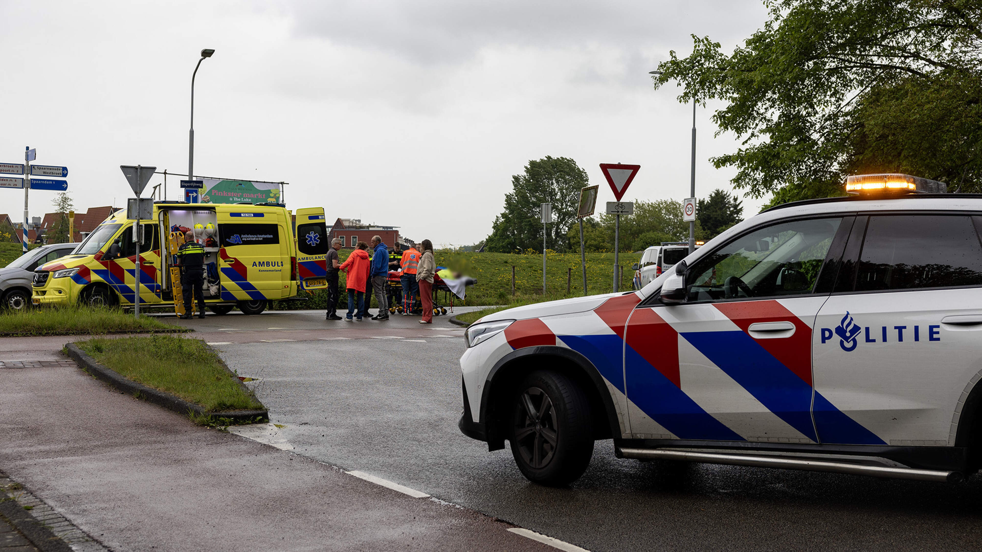 Young cyclist injured in collision with van in Haarlem