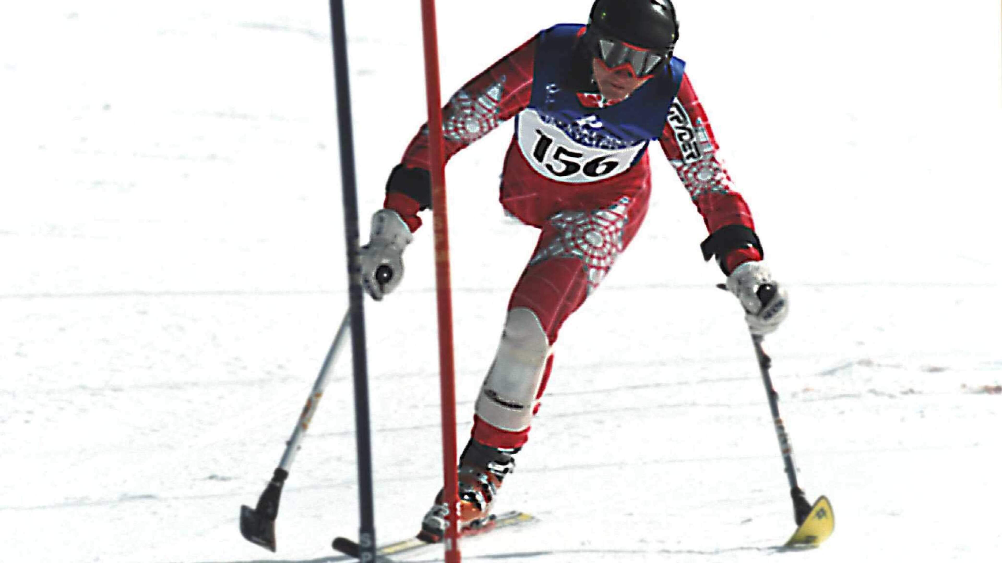 From the slopes to the circuit. Martijn Wijsman (52) has only one leg, but that doesn’t stop him from wanting to be the best