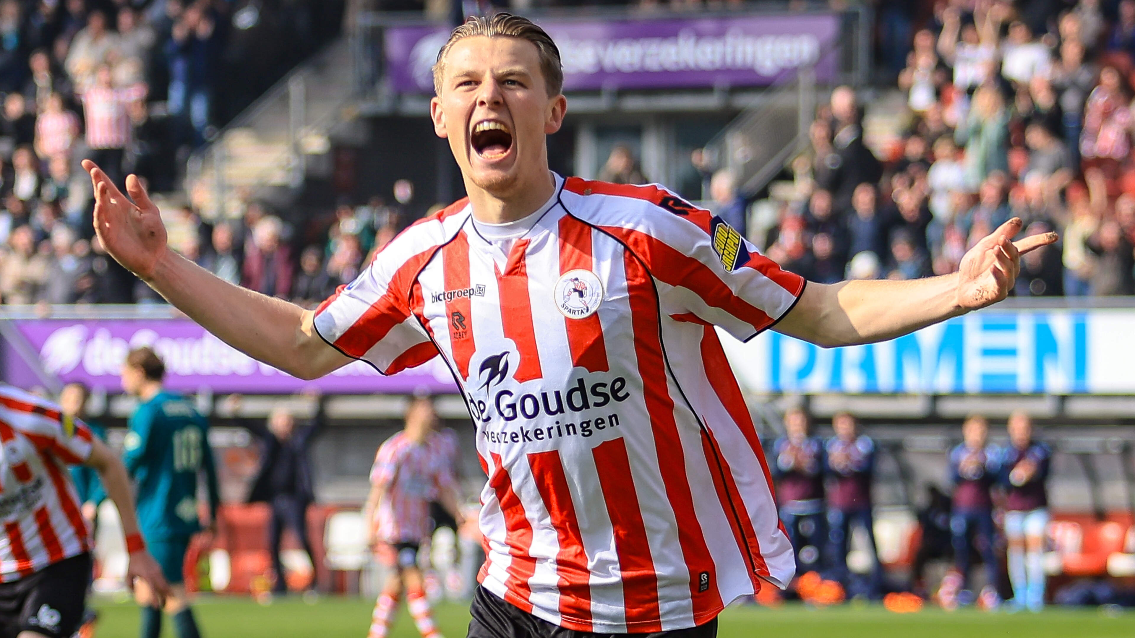 Milan Zonneveld (22) returns to Telstar with Sparta: from Tata Steel to Eredivisie striker in one year. ‘They want to beat me too’