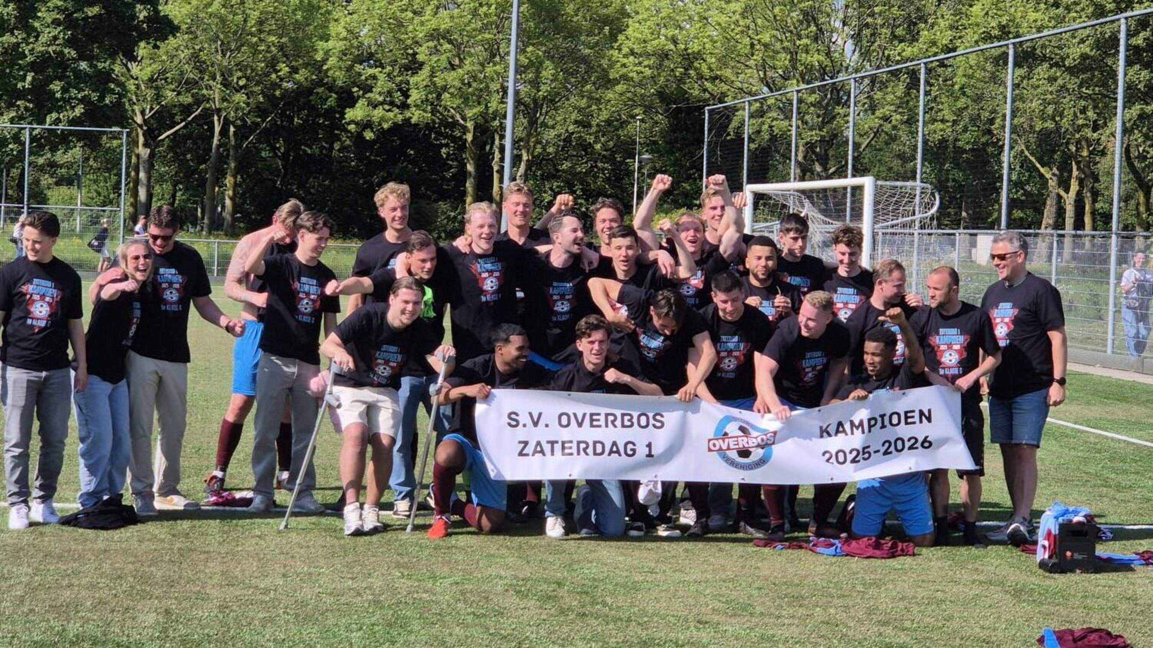 Overbos convincingly wins championship. Hoofddorp side promoted to fourth division