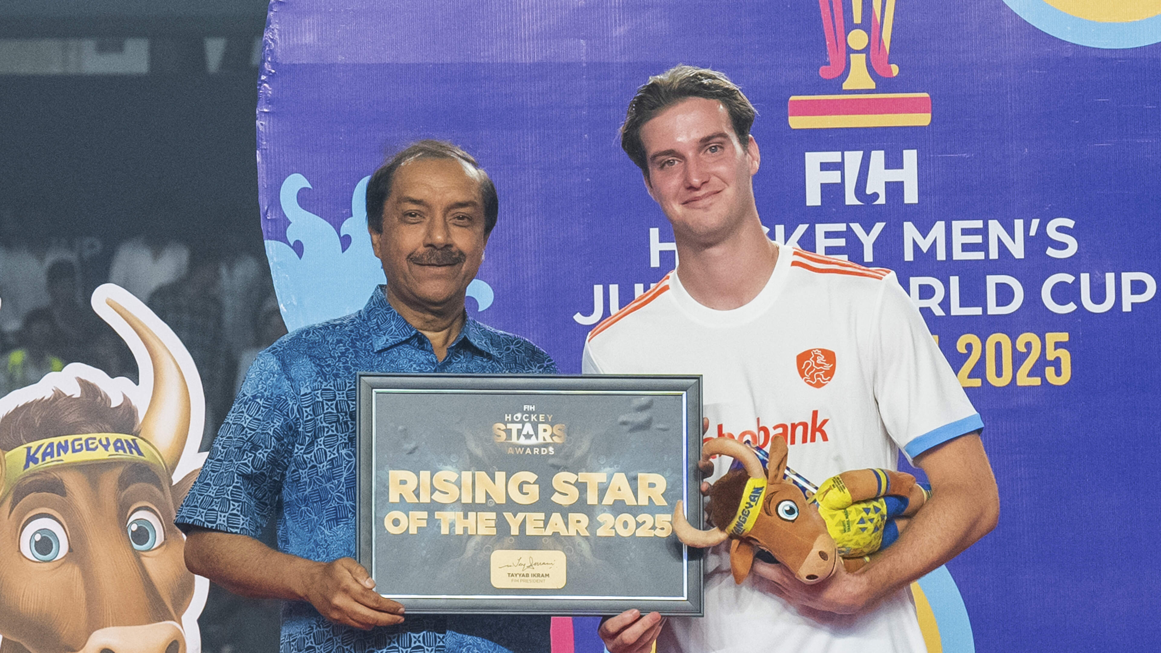 Casper van der Veen (21) named World Talent of the Year; second Dutchman to win award aims to continue World Cup form at Bloemendaal